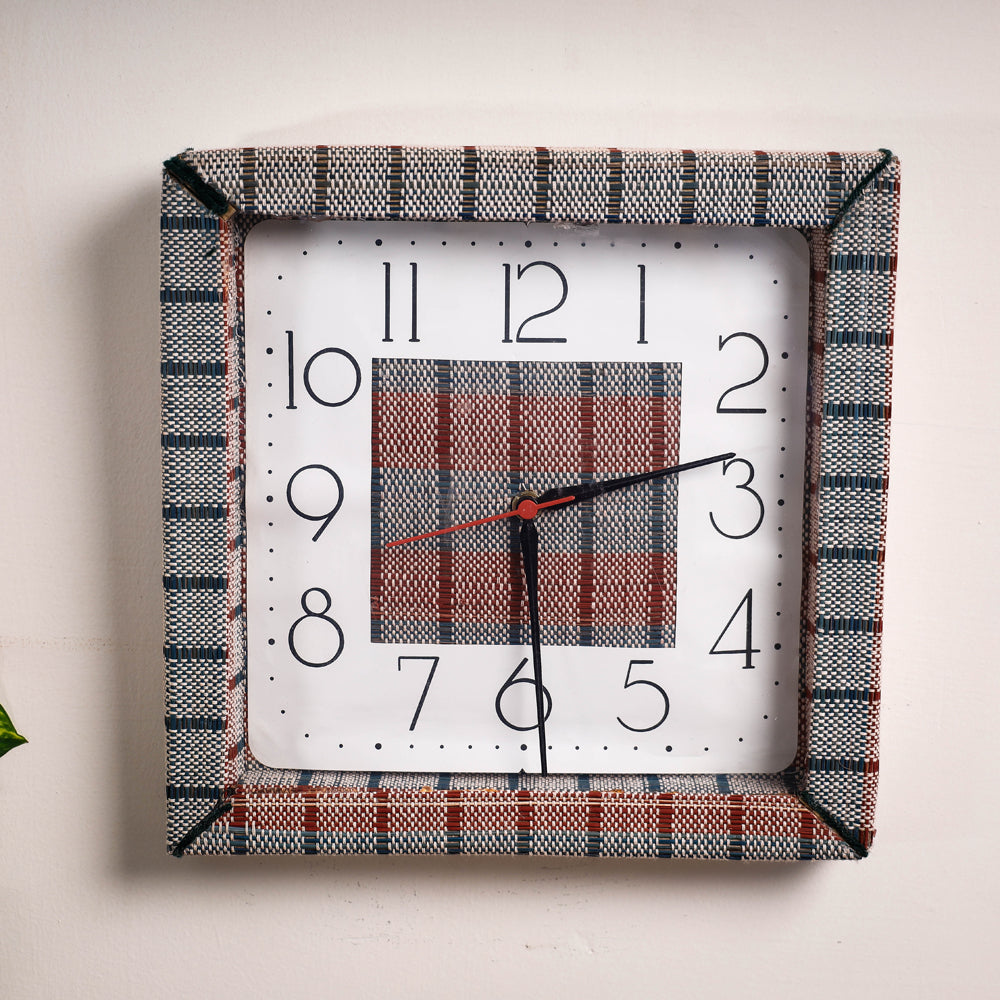 Handcrafted Madur Grass Wall Clock of Midnapur