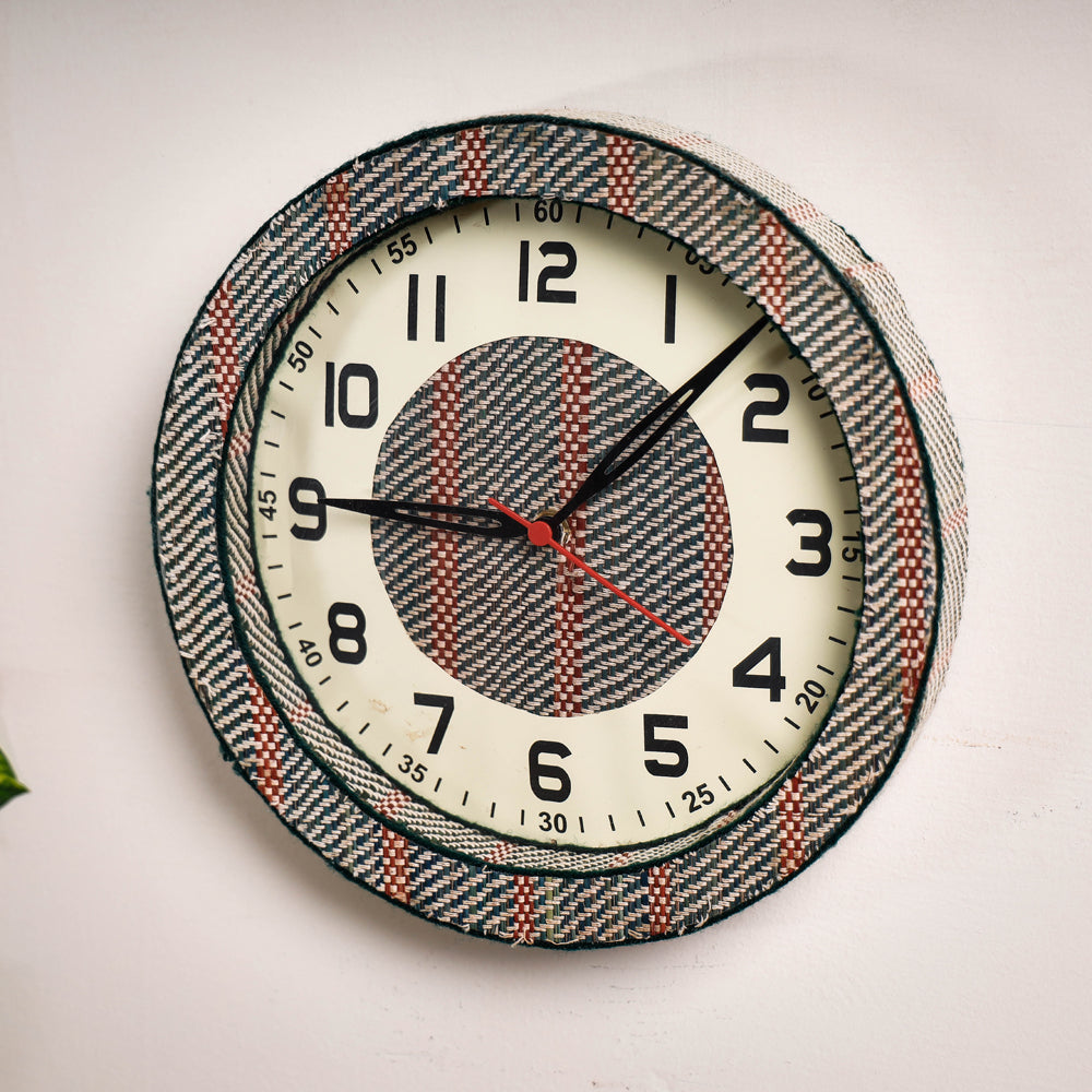 Handcrafted Madur Grass Wall Clock of Midnapur