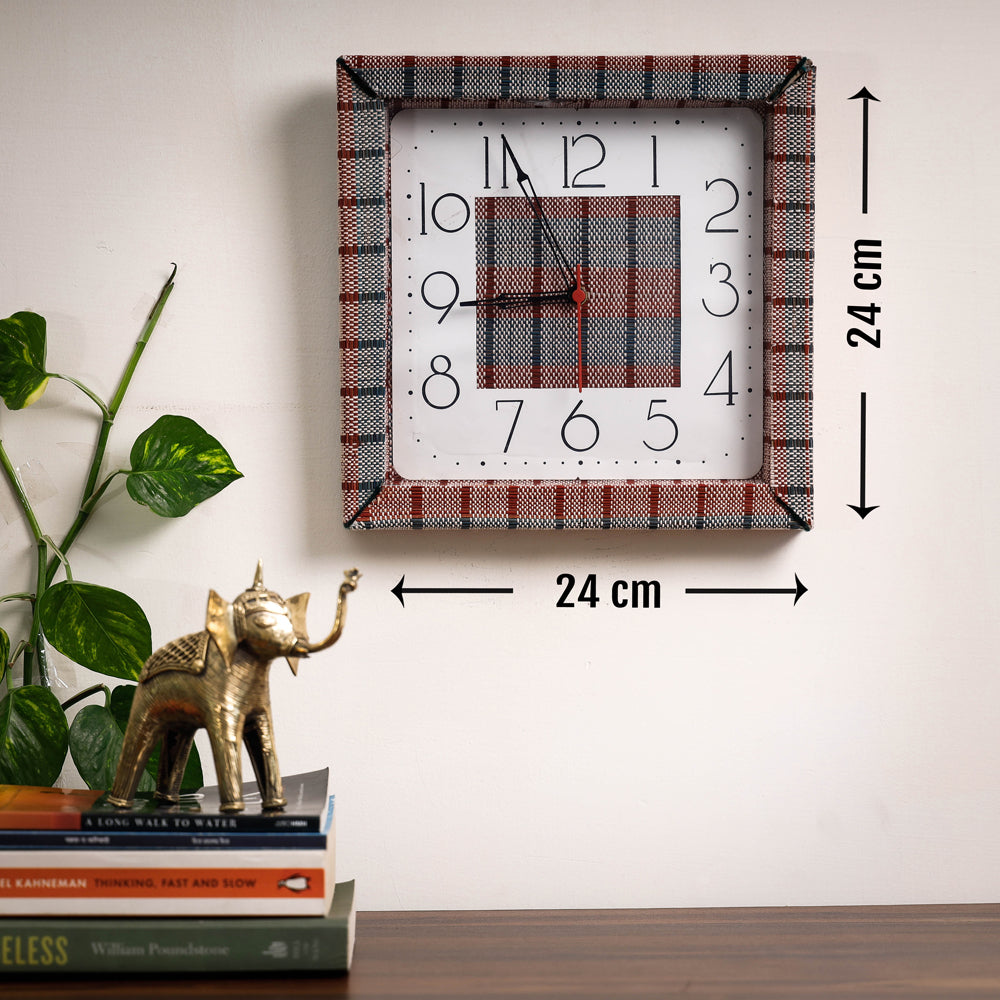 Handcrafted Madur Grass Wall Clock of Midnapur