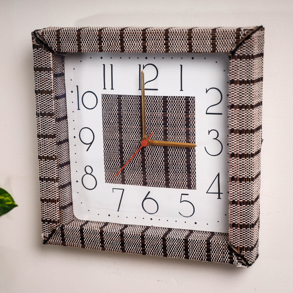 Handcrafted Madur Grass Wall Clock of Midnapur