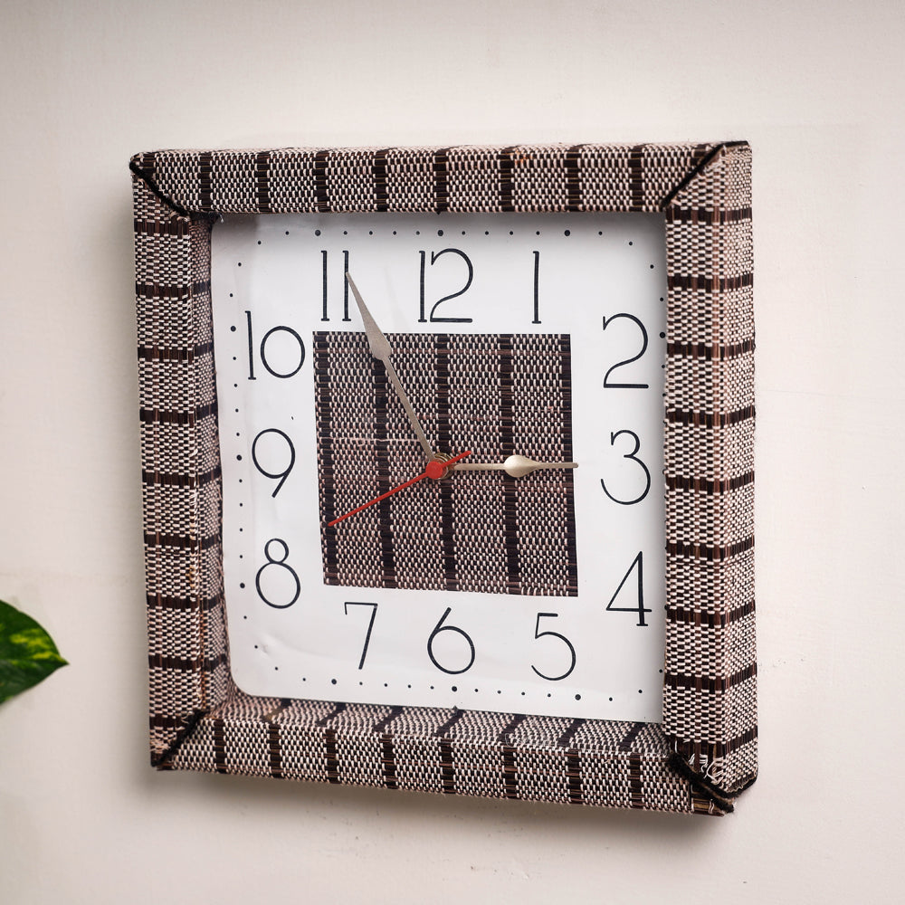 Handcrafted Madur Grass Wall Clock of Midnapur