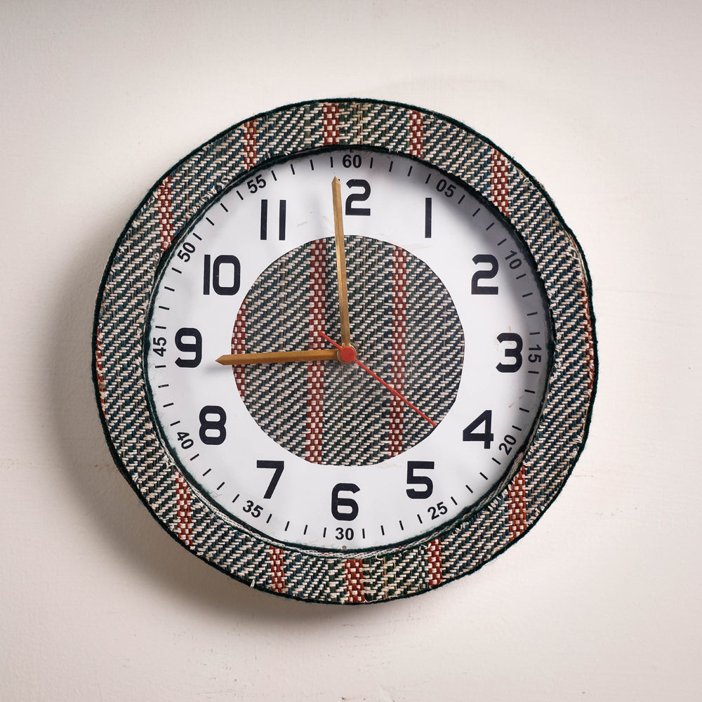 Handcrafted Madur Grass Wall Clock of Midnapur