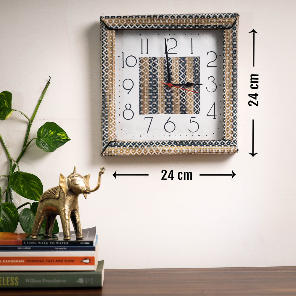 Handcrafted Madur Grass Wall Clock of Midnapur