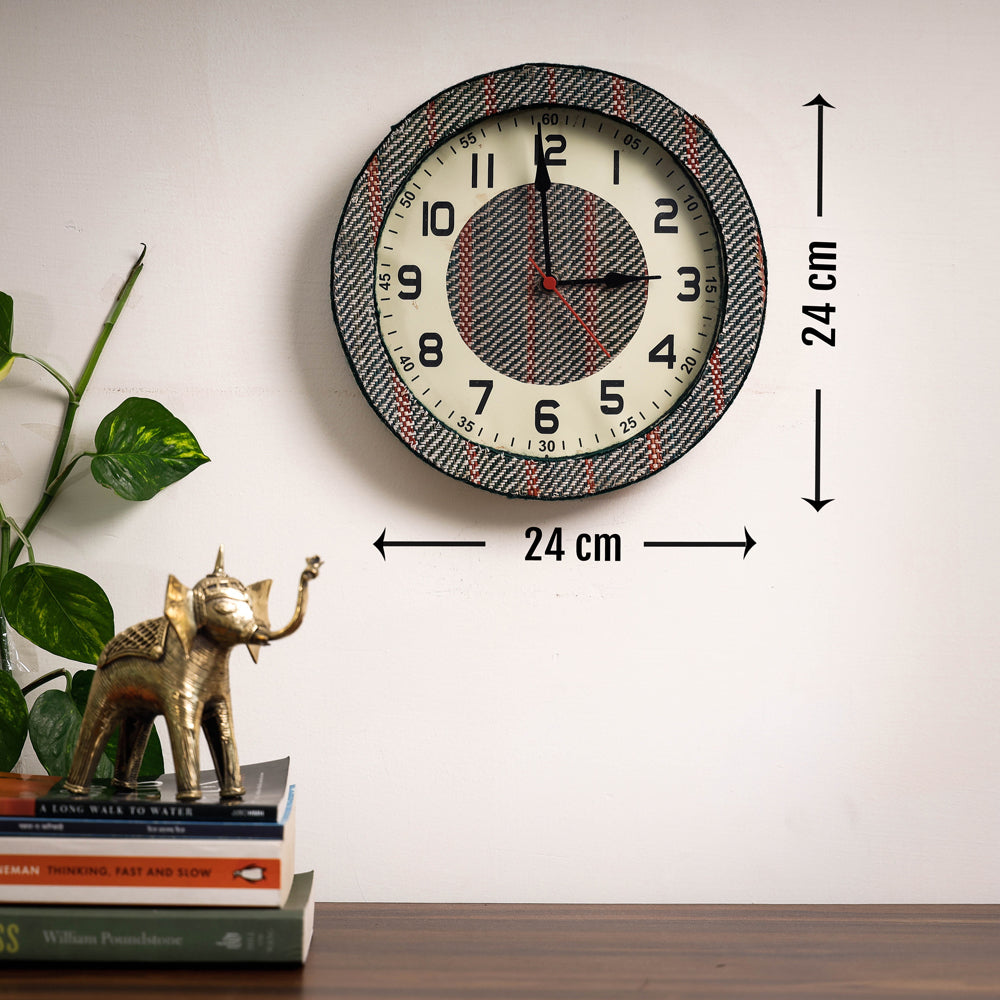Handcrafted Madur Grass Wall Clock of Midnapur