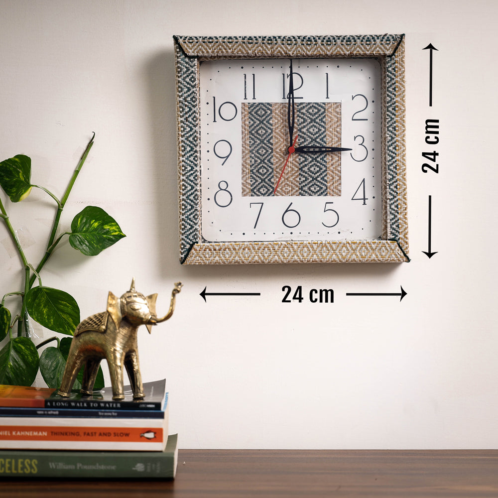 Handcrafted Madur Grass Wall Clock of Midnapur