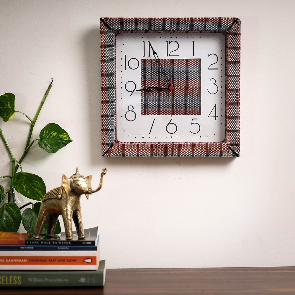 Handcrafted Madur Grass Wall Clock of Midnapur