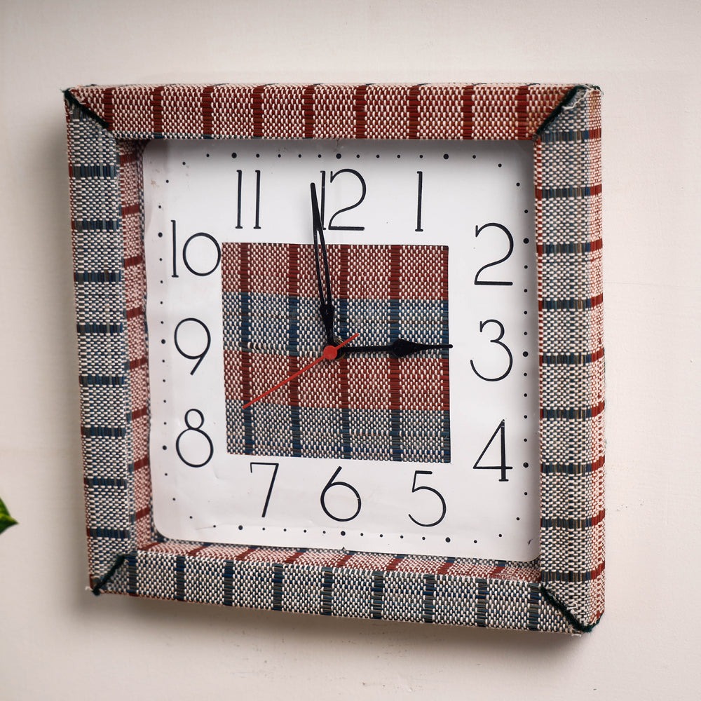 Handcrafted Madur Grass Wall Clock of Midnapur