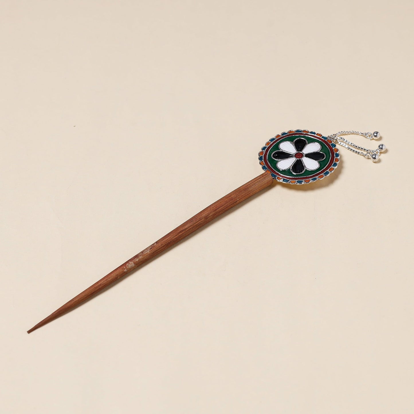 Handcrafted Paka Meenakari Juda Stick