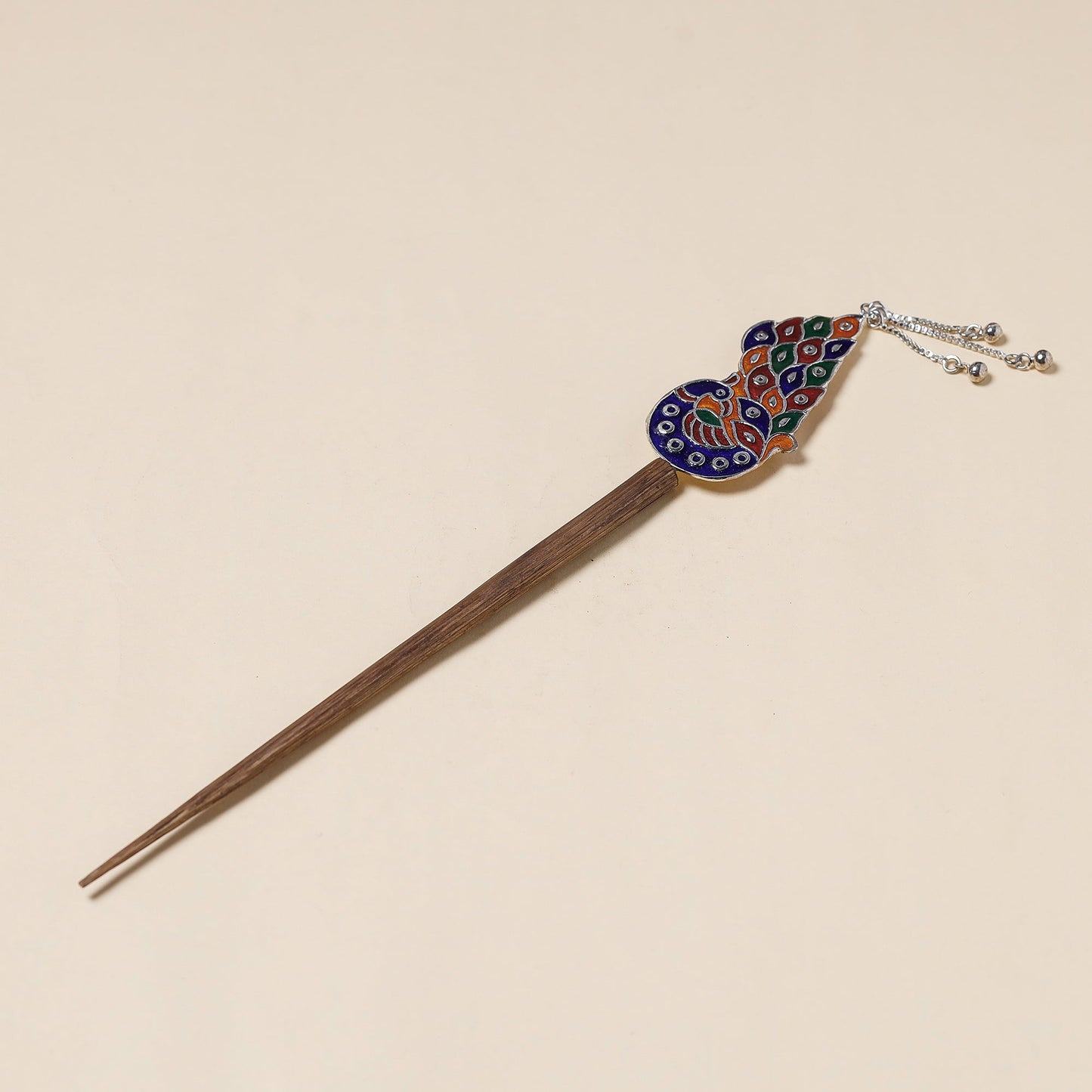 Handcrafted Paka Meenakari Juda Stick