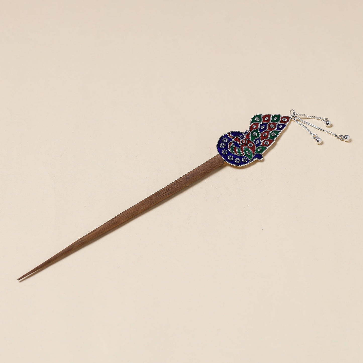 Handcrafted Paka Meenakari Juda Stick