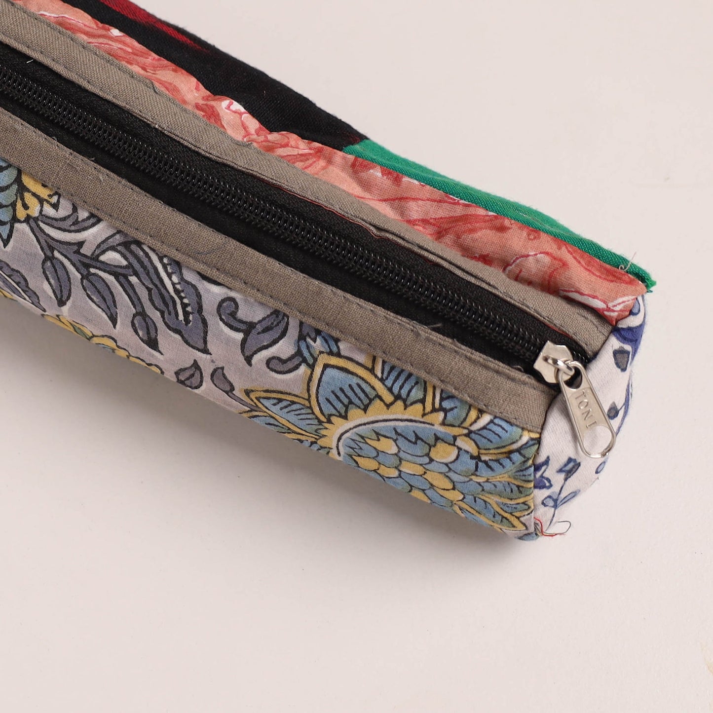 Handcrafted Quilted Cotton Pencil Pouch