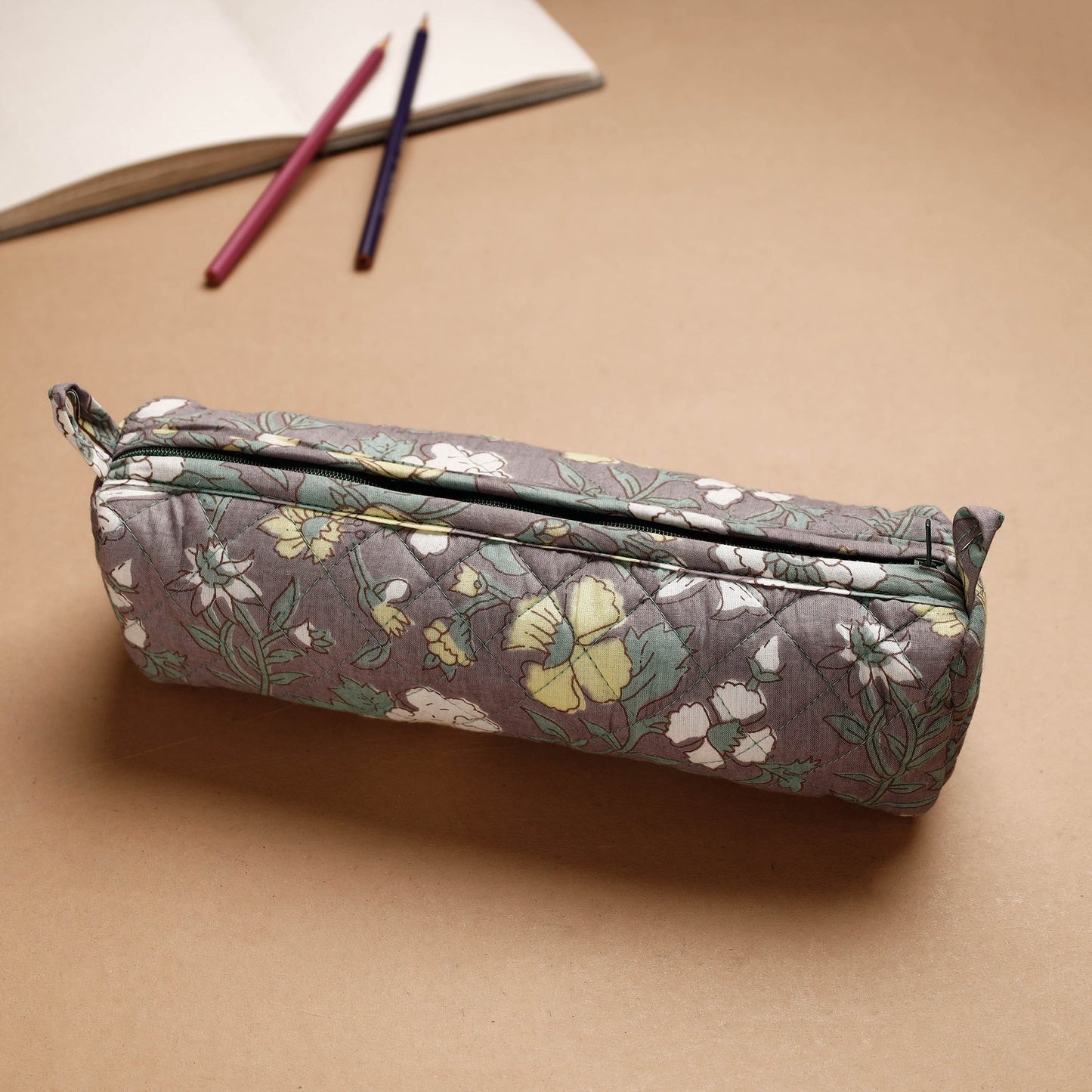 Handcrafted Quilted Multipurpose Pencil Pouch Online in India