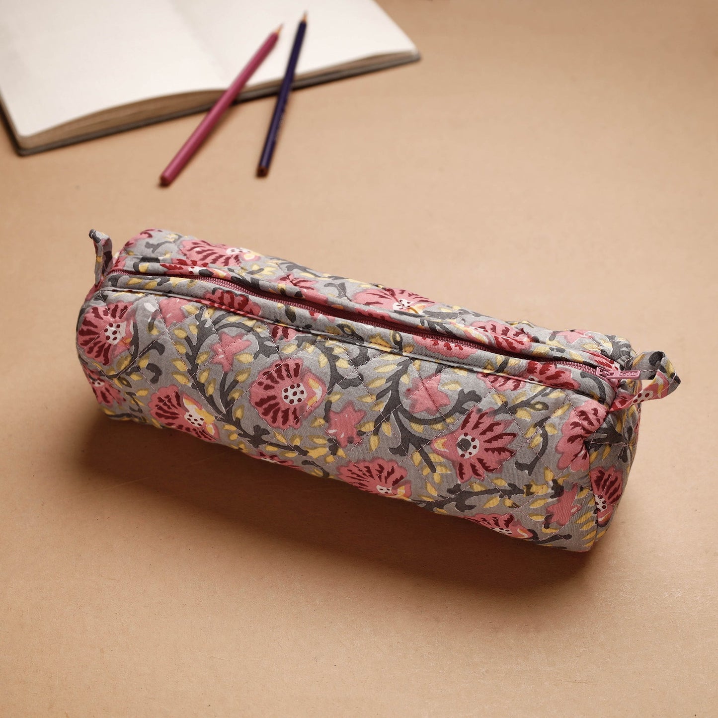 Handcrafted Quilted Multipurpose Pencil Pouch Online in India
