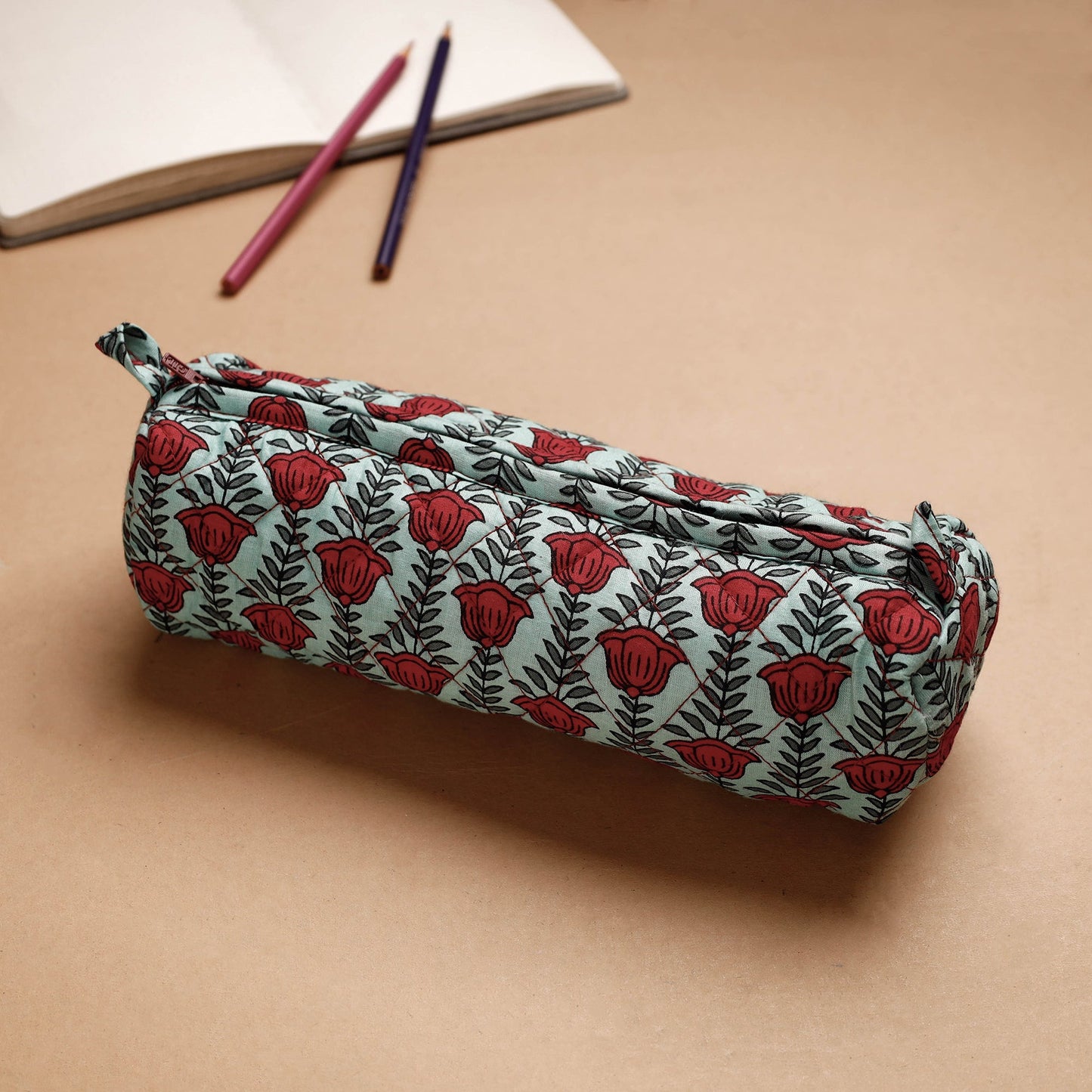 Handcrafted Quilted Multipurpose Pencil Pouch Online in India