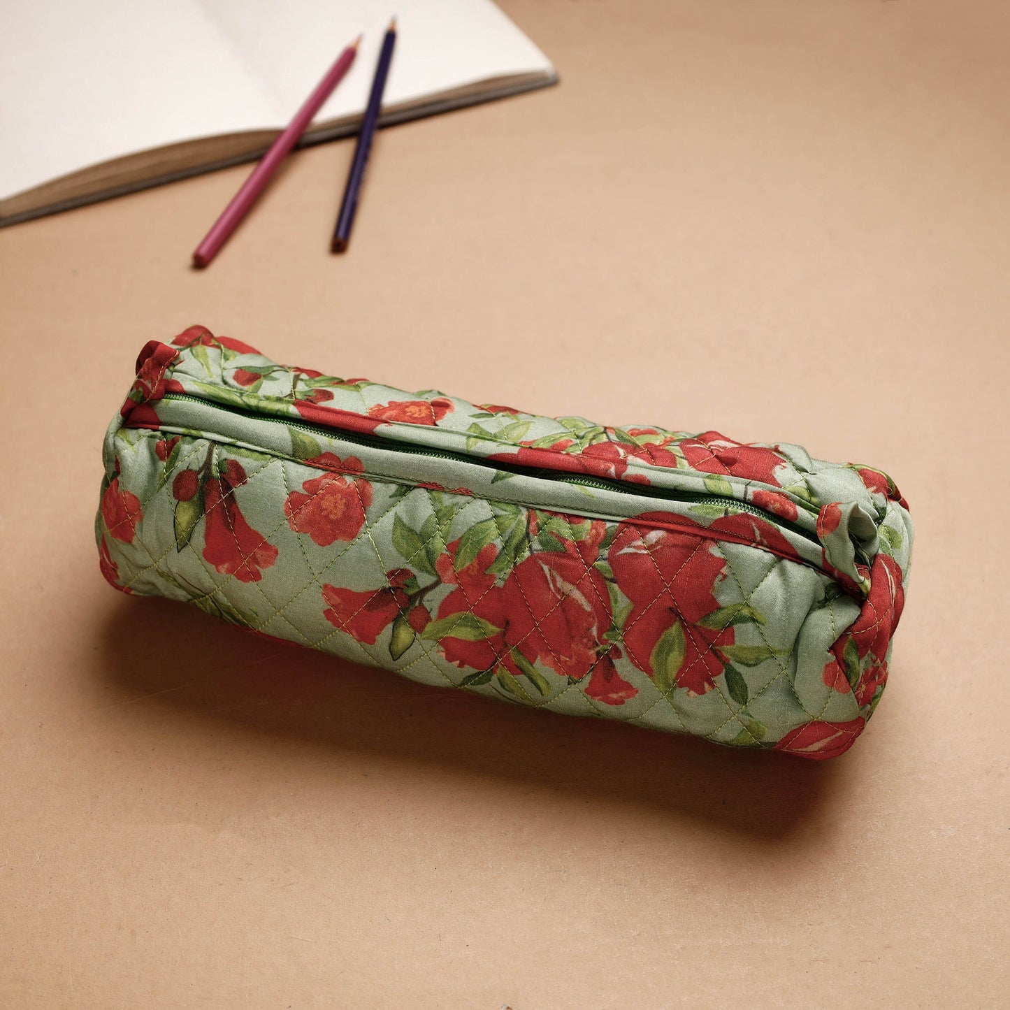 Handcrafted Quilted Multipurpose Pencil Pouch Online in India