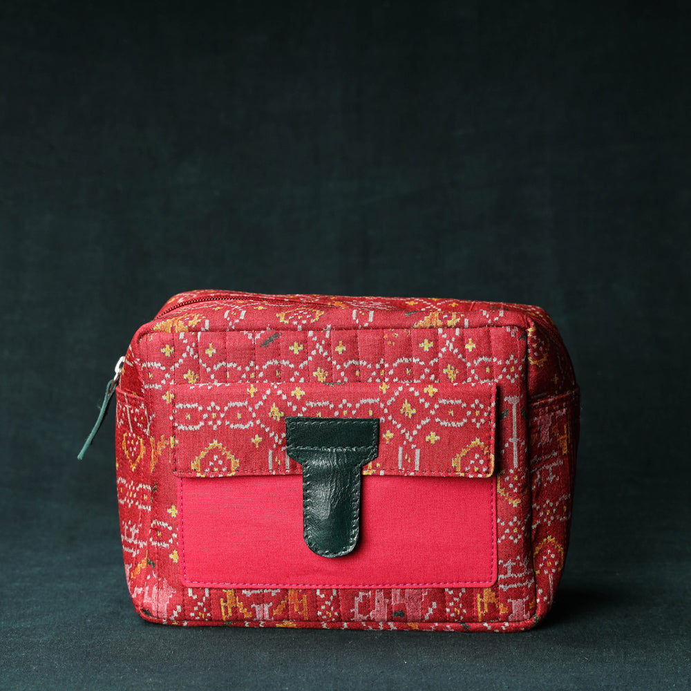 Handcrafted Quilted Multipurpose Waterproof Toiletry Bag