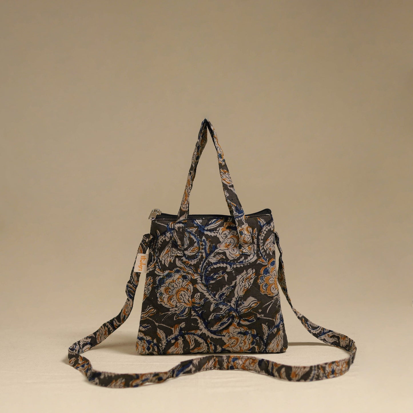 Handcrafted quilted sling bag 05