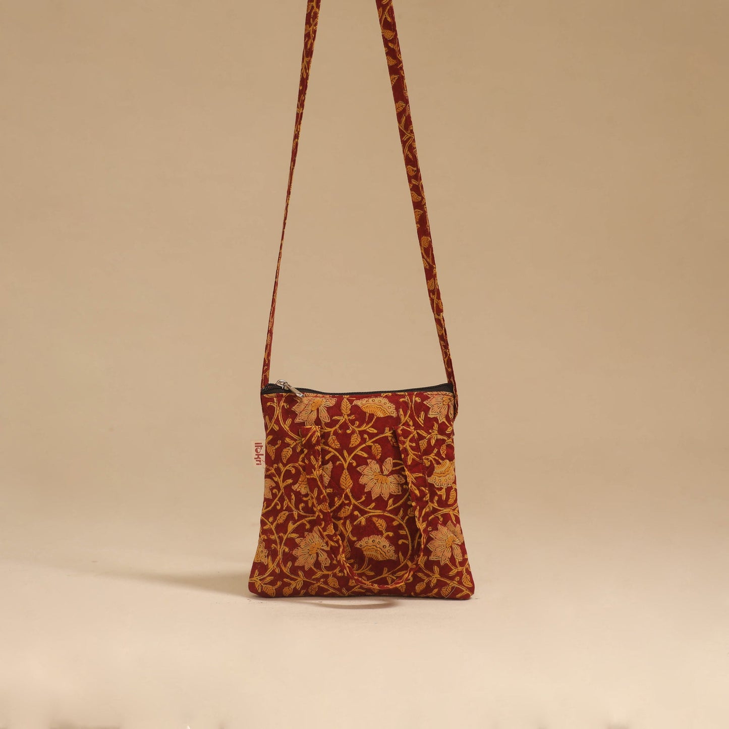 Handcrafted quilted sling bag 32