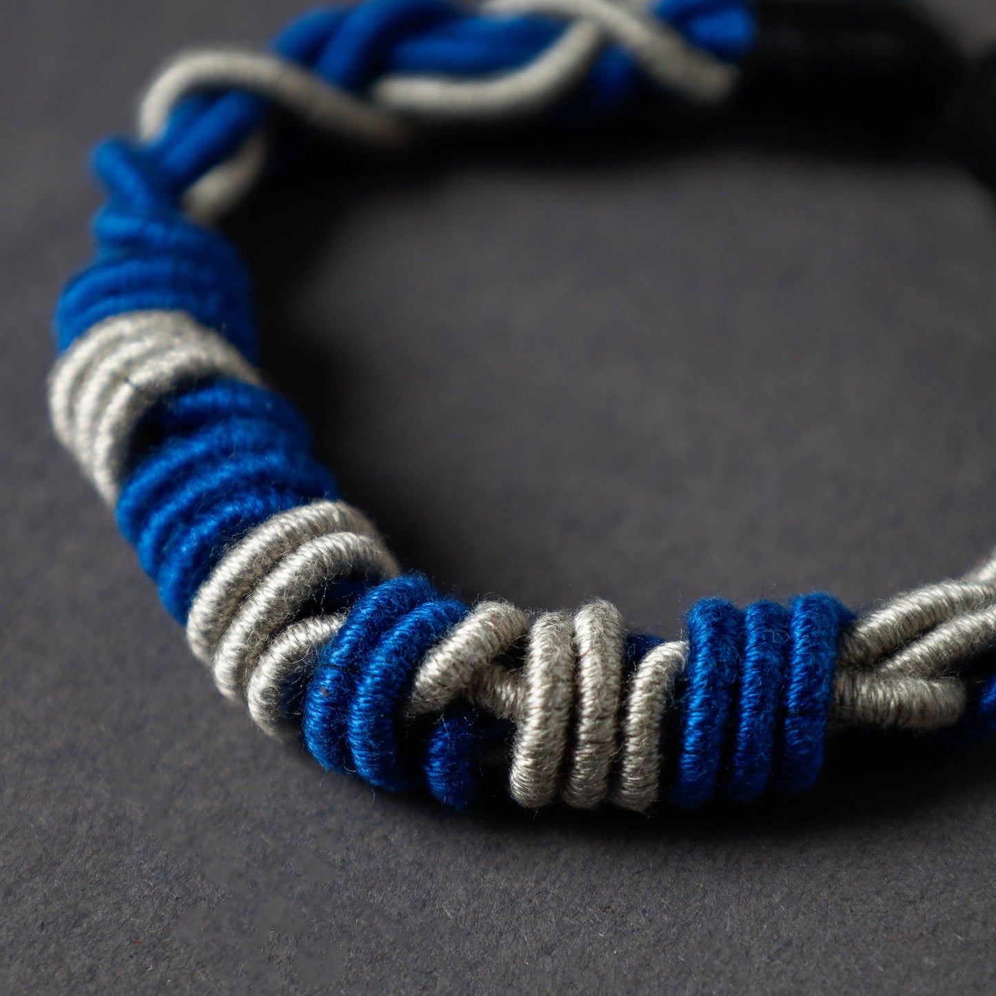 Buy Handcrafted Threadwork Wristband Bracelet by Miharu
