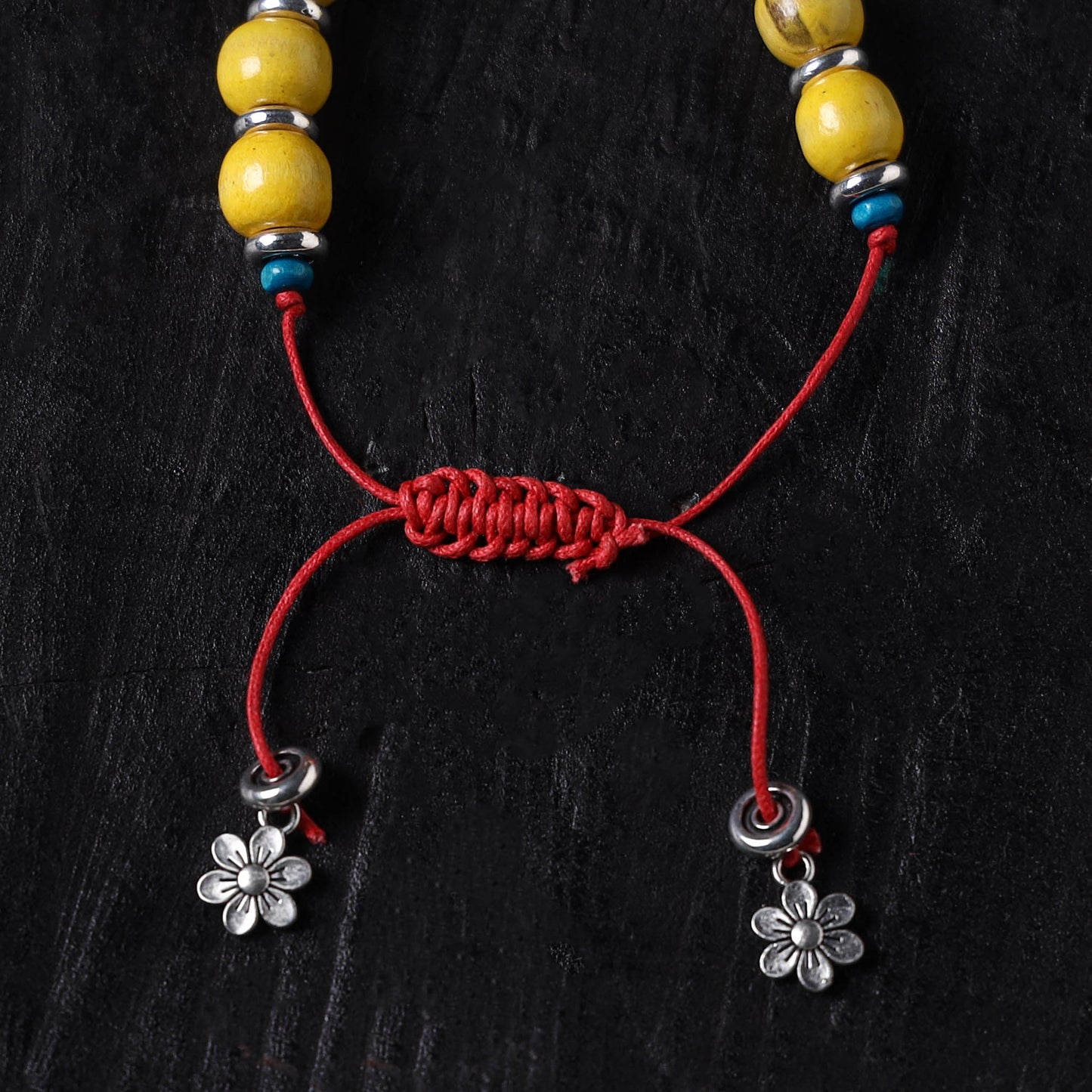 Handcrafted wooden bead gs bracelet 08