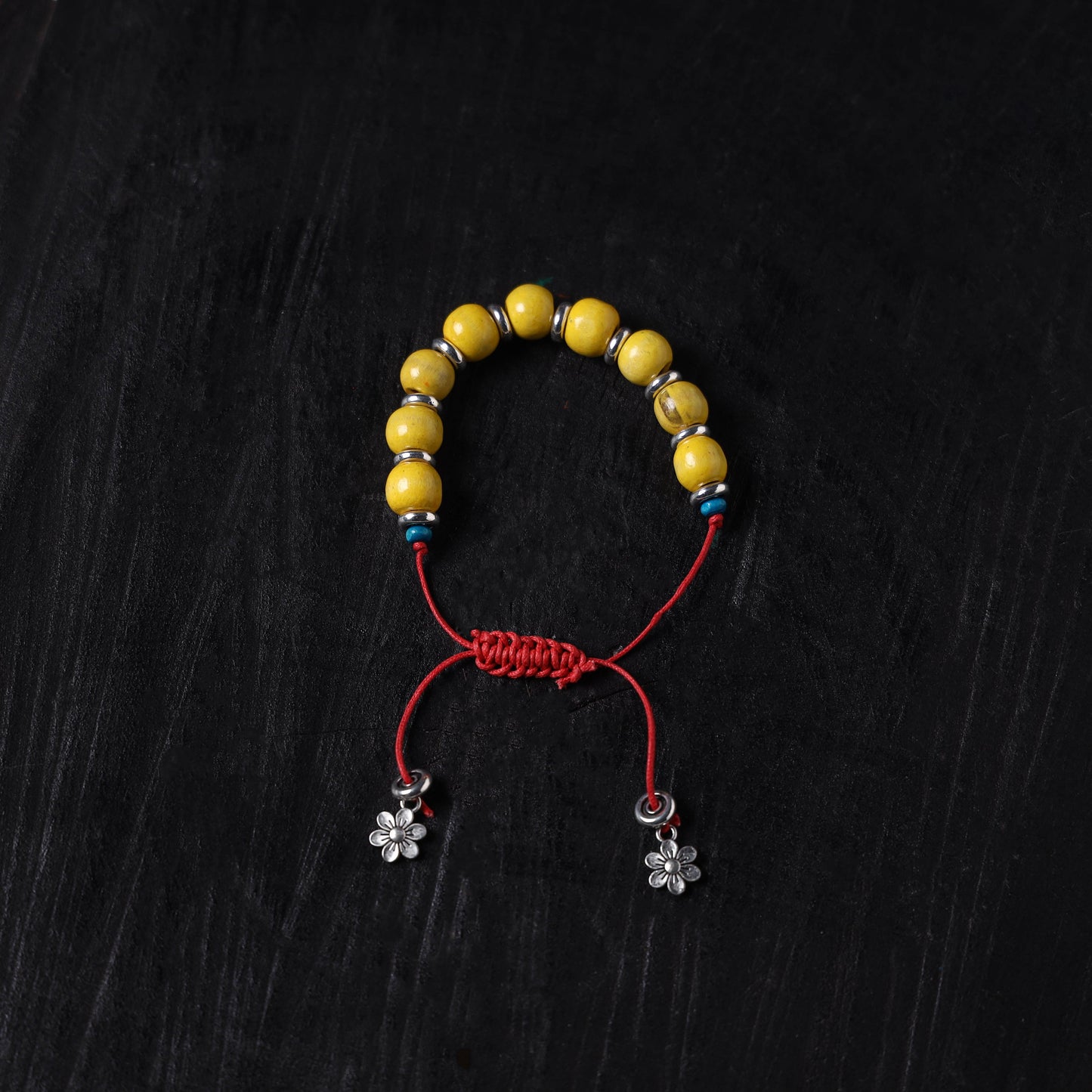 Handcrafted wooden bead gs bracelet 08