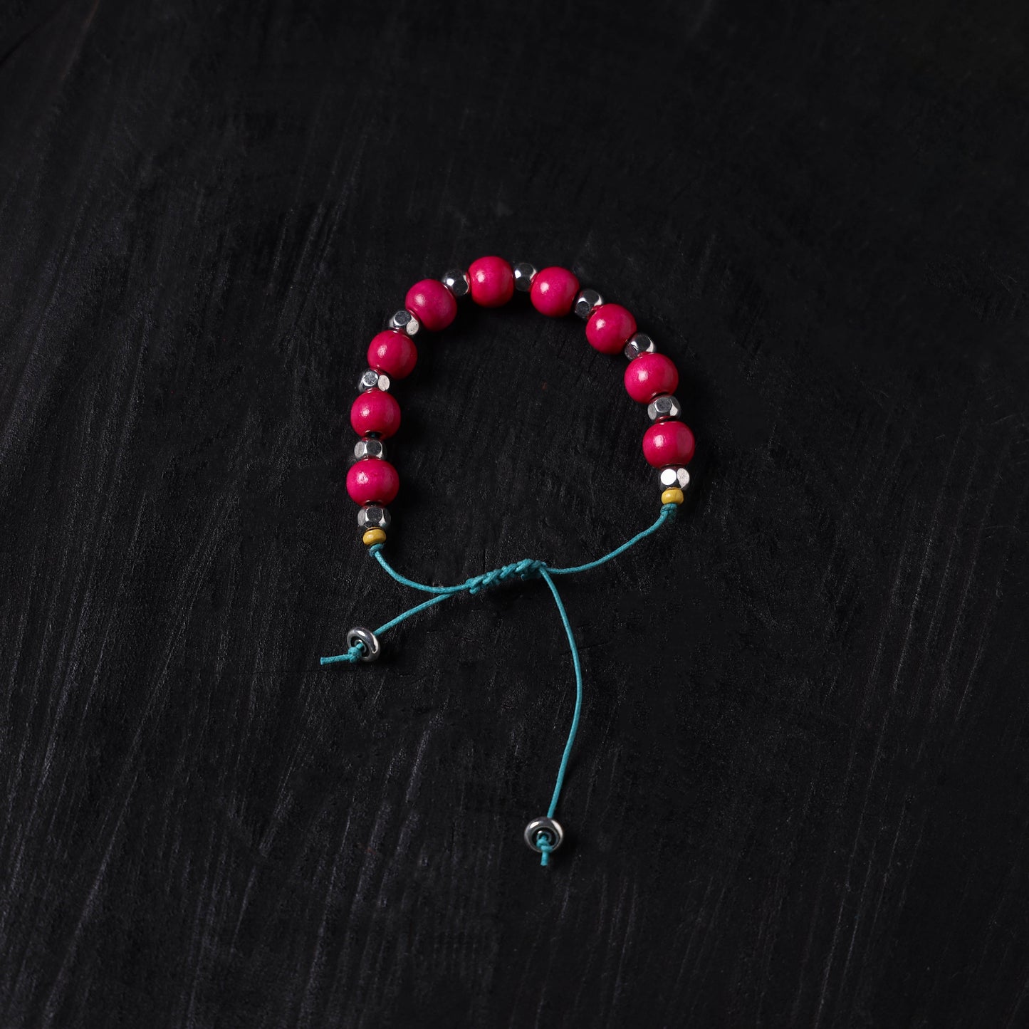 Handcrafted wooden bead gs bracelet 10