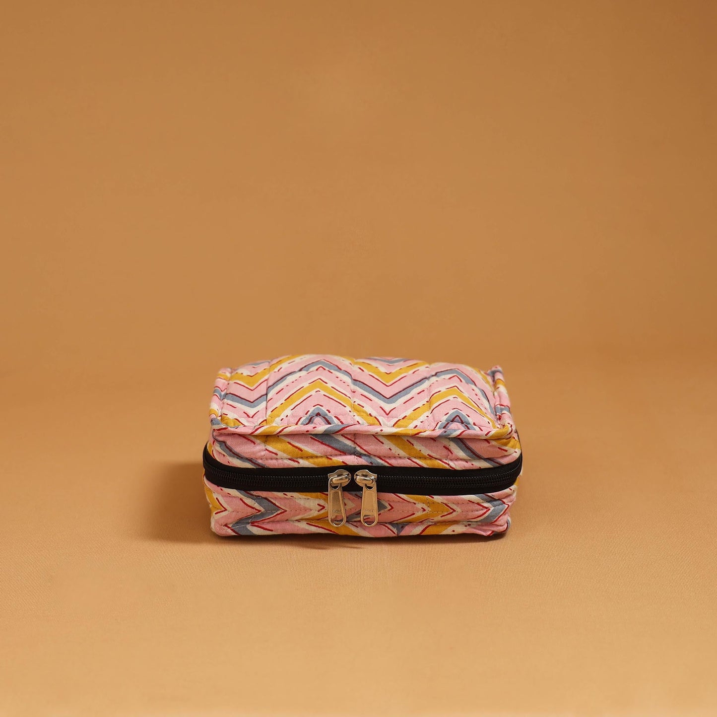 Handmade 4 pockets quilted jewellery bag 09 - handcrafted