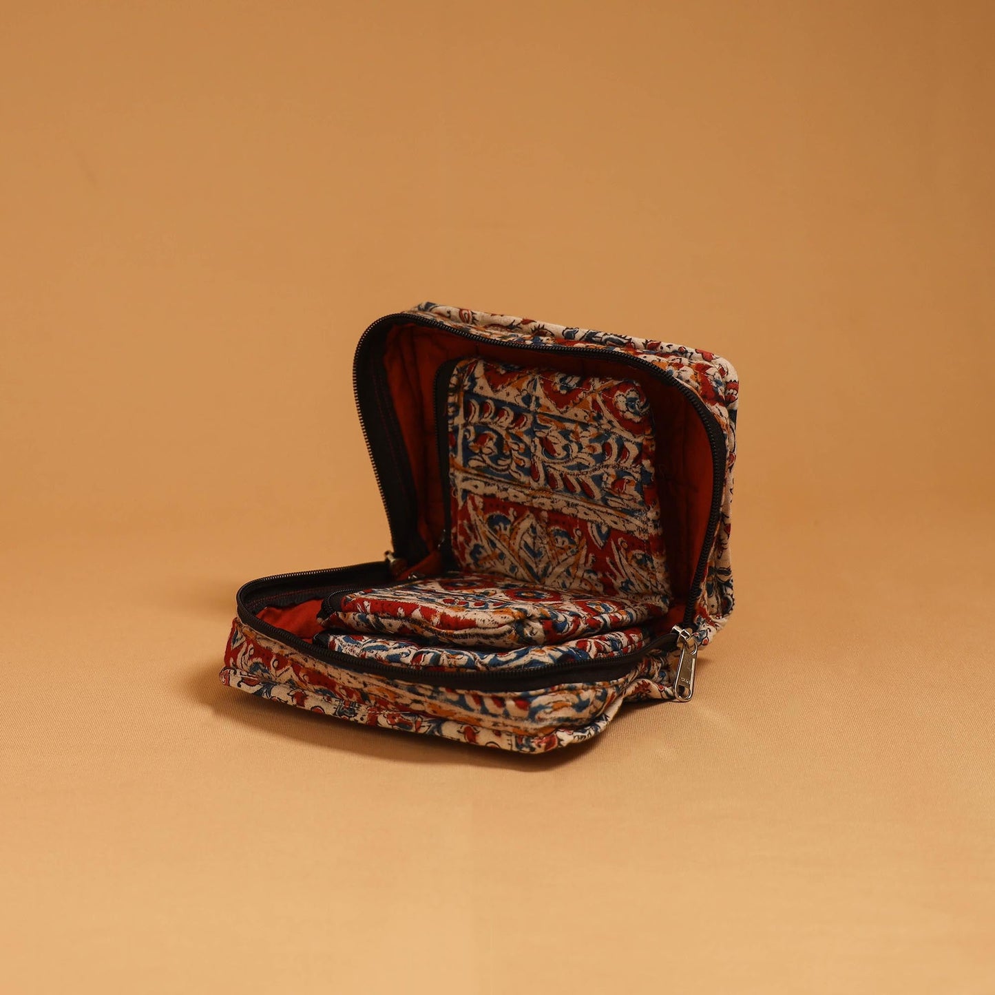 Handmade 4 pockets quilted jewellery bag 37 - handcrafted