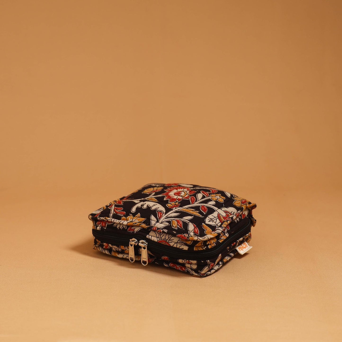 Handmade 4 pockets quilted jewellery bag 48 - handcrafted