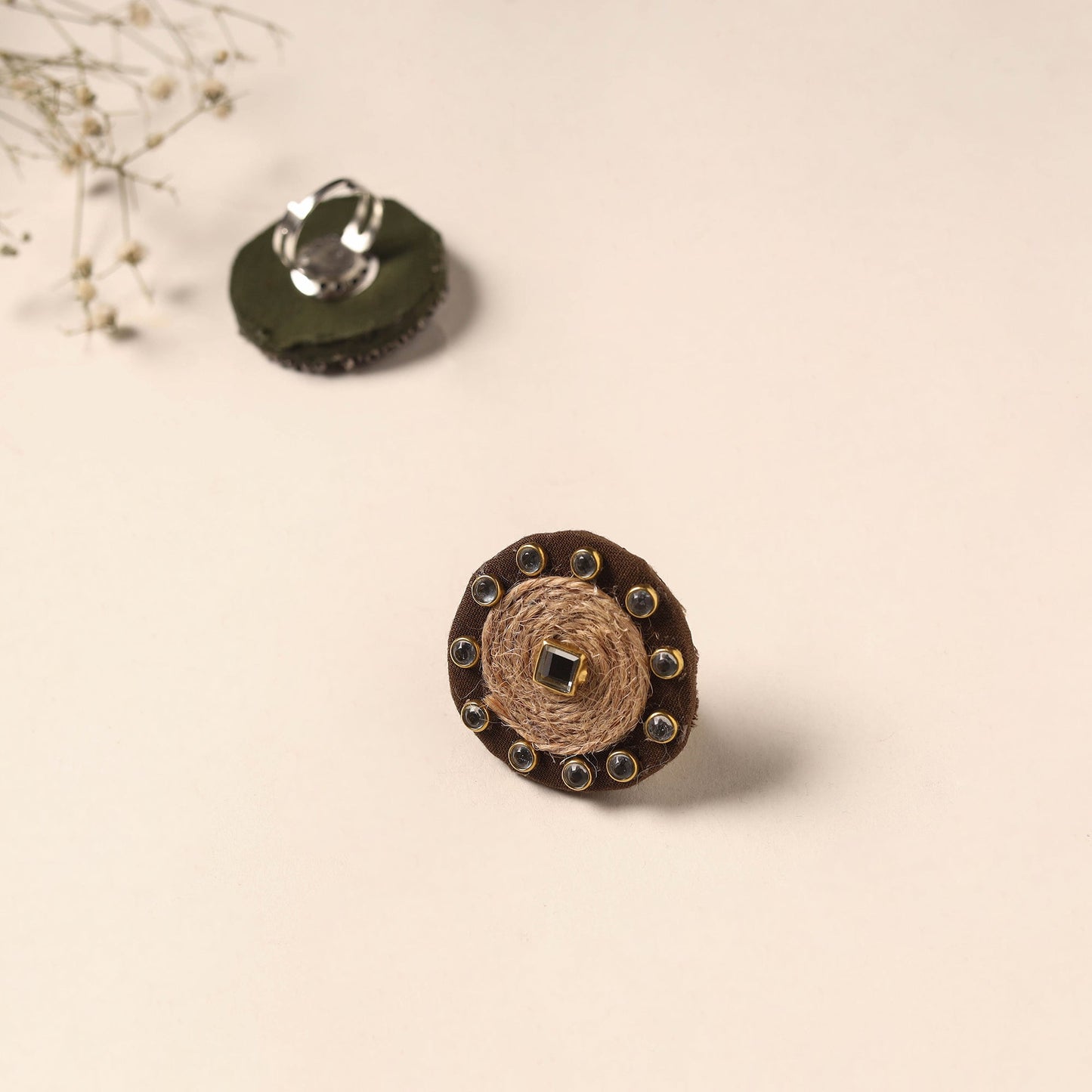 Handmade Artistic Fabart Ring