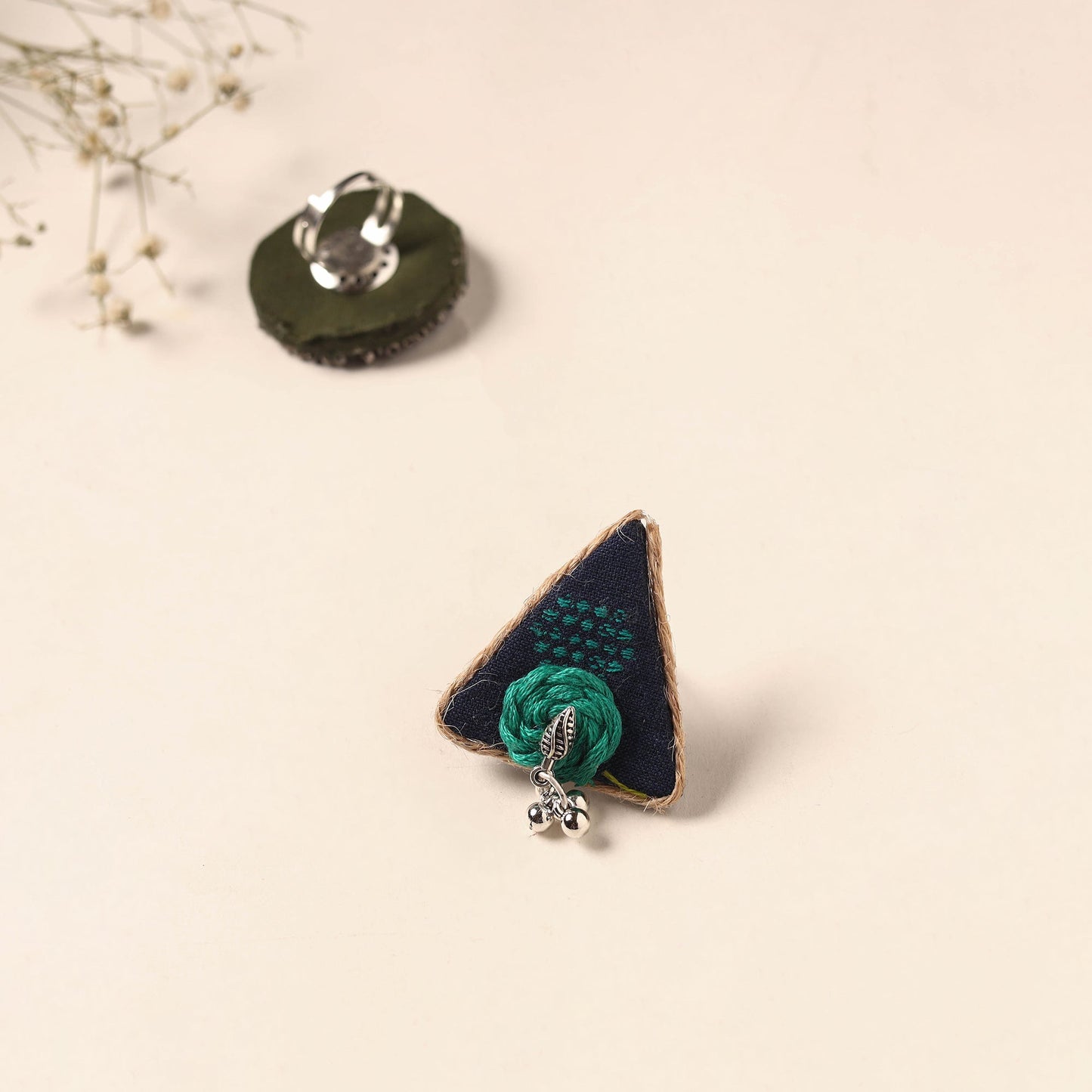 Handmade artistic fabart ring 16 - handcrafted