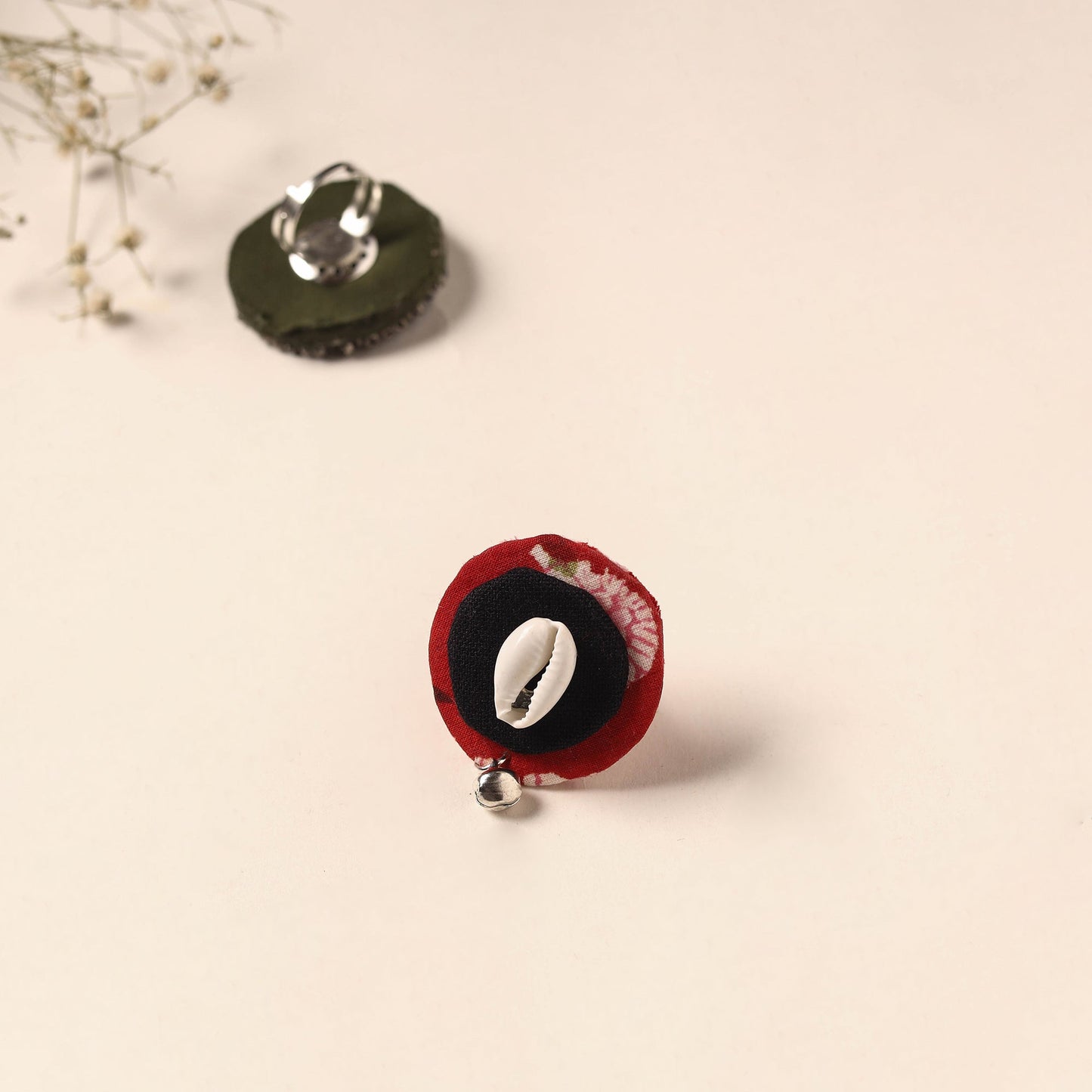 Handmade Artistic Fabart Ring