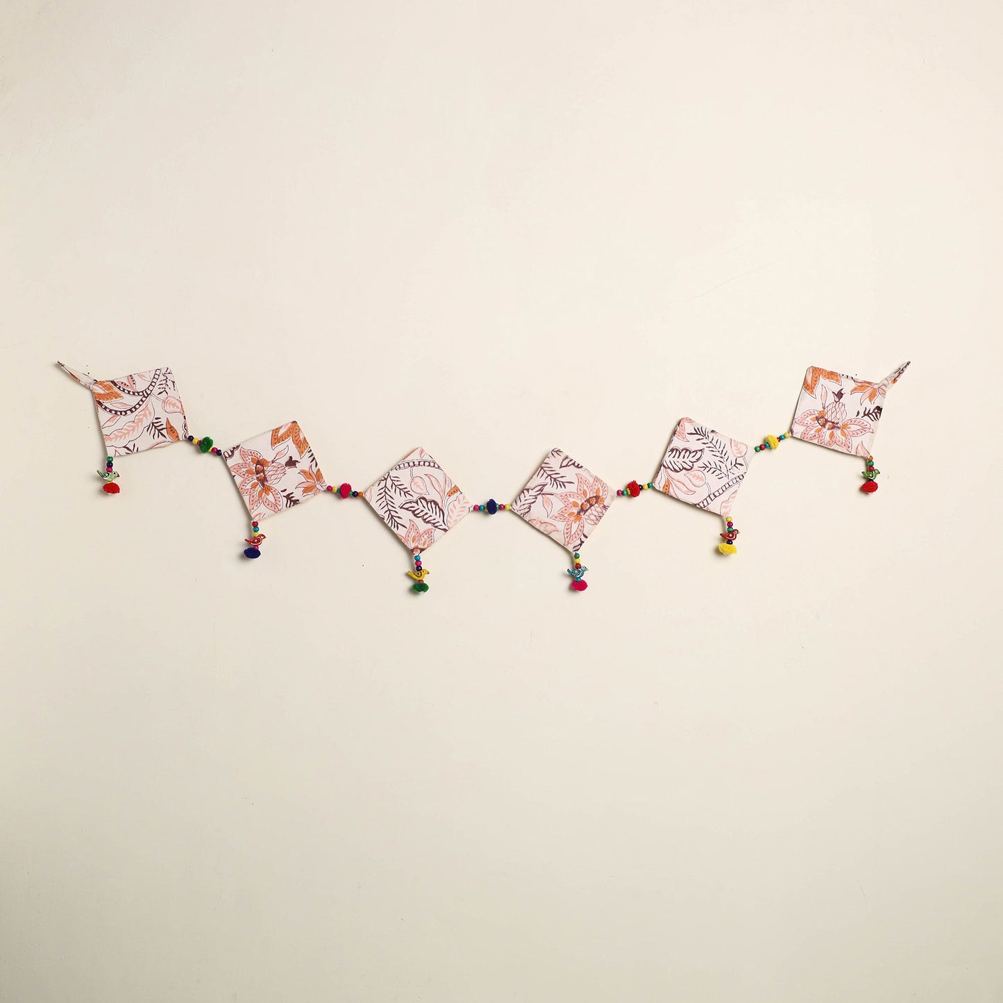 Handmade Bead Work Fabric Toran for Home Decor
