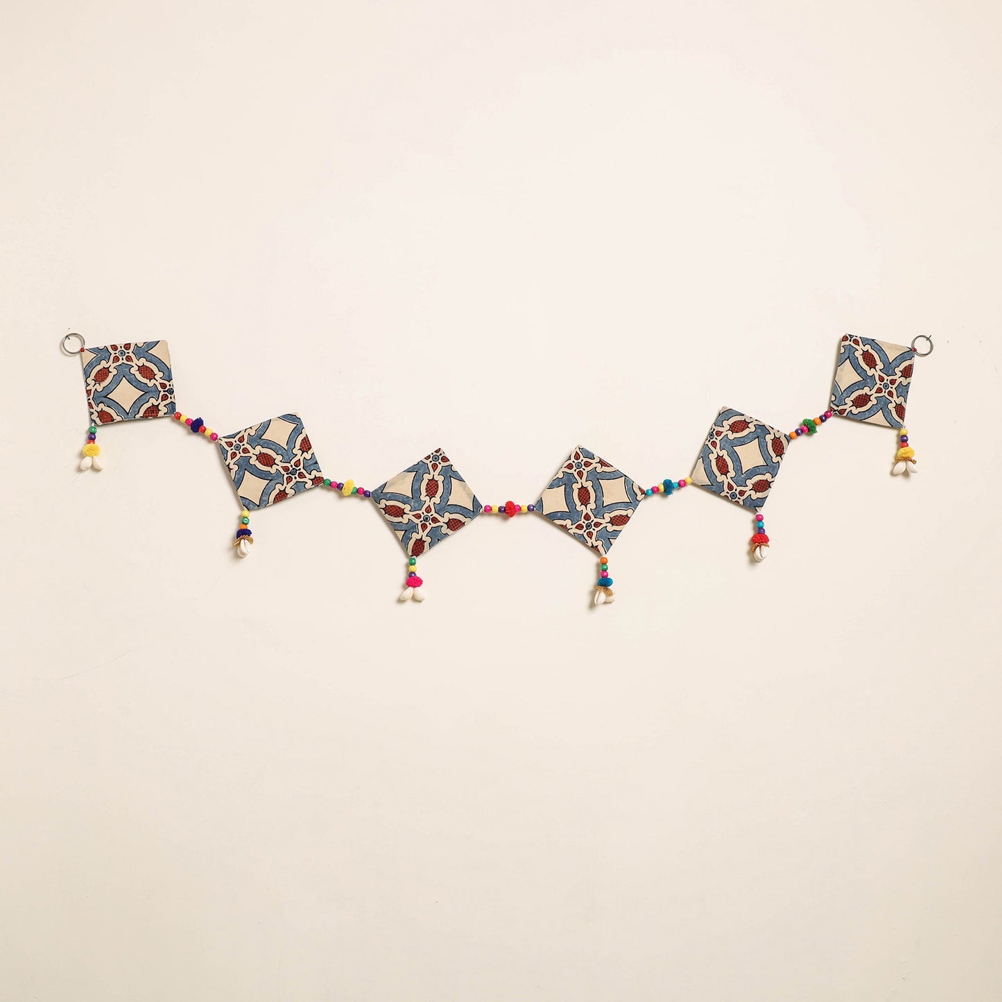 Handmade Bead Work Fabric Toran for Home Decor