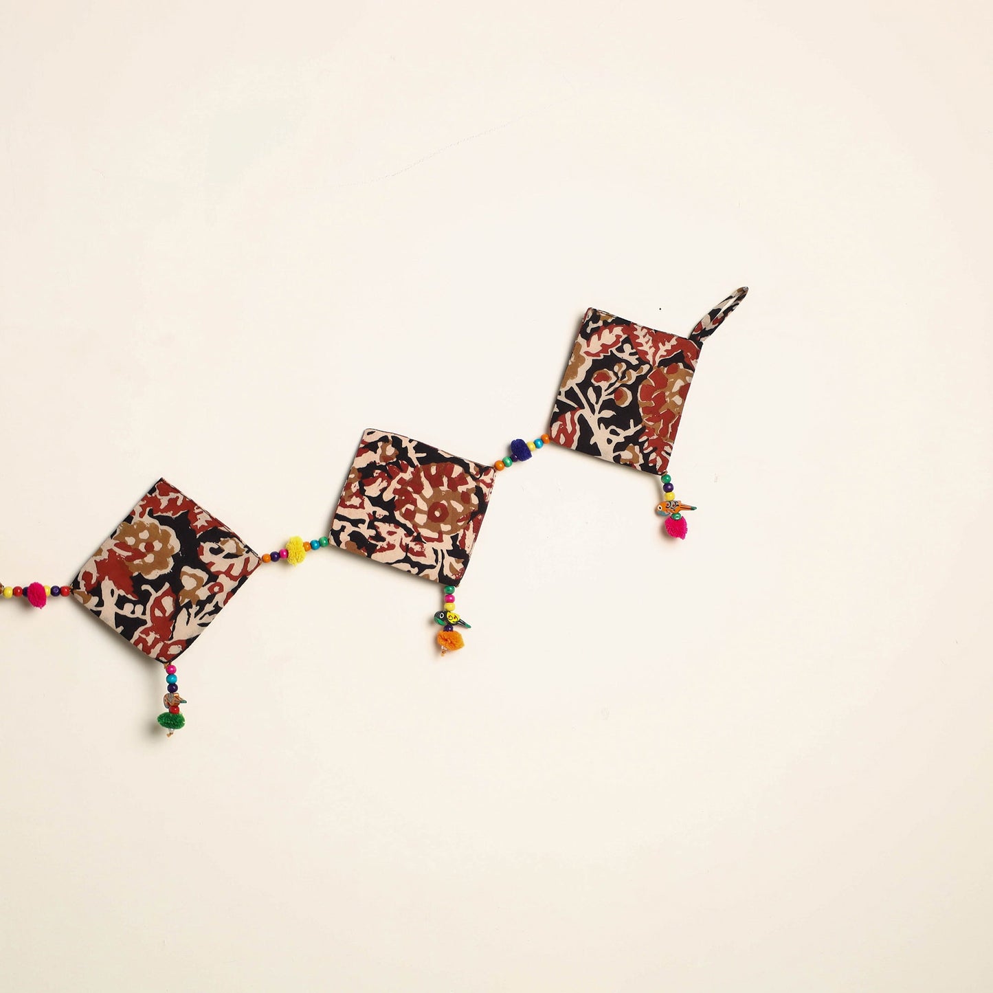 Handmade Bead Work Fabric Toran for Home Decor