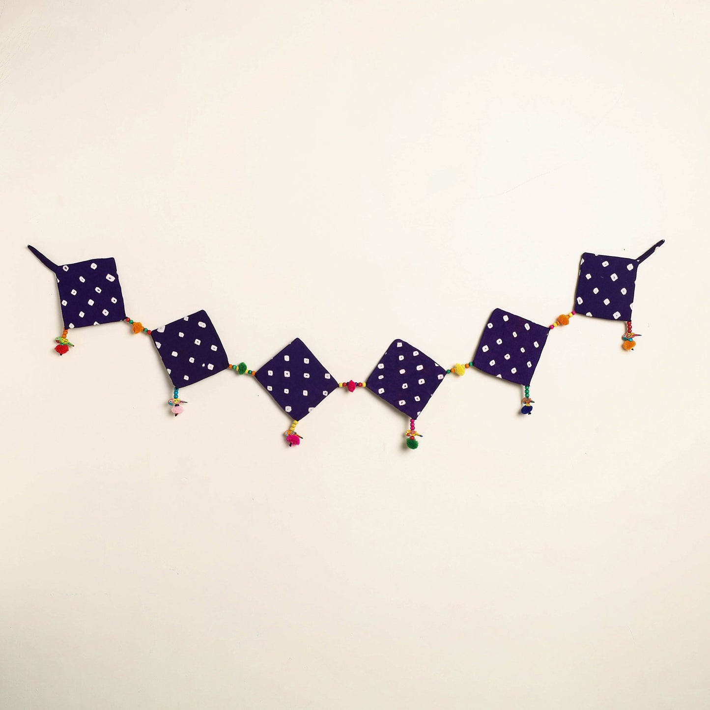 Handmade Bead Work Fabric Toran for Home Decor