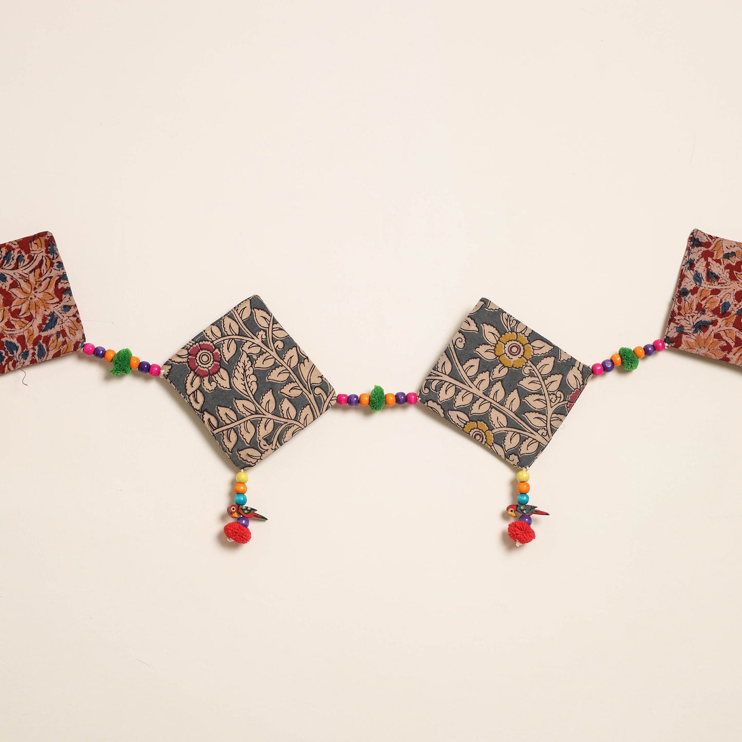 Handmade Bead Work Fabric Toran for Home Decor