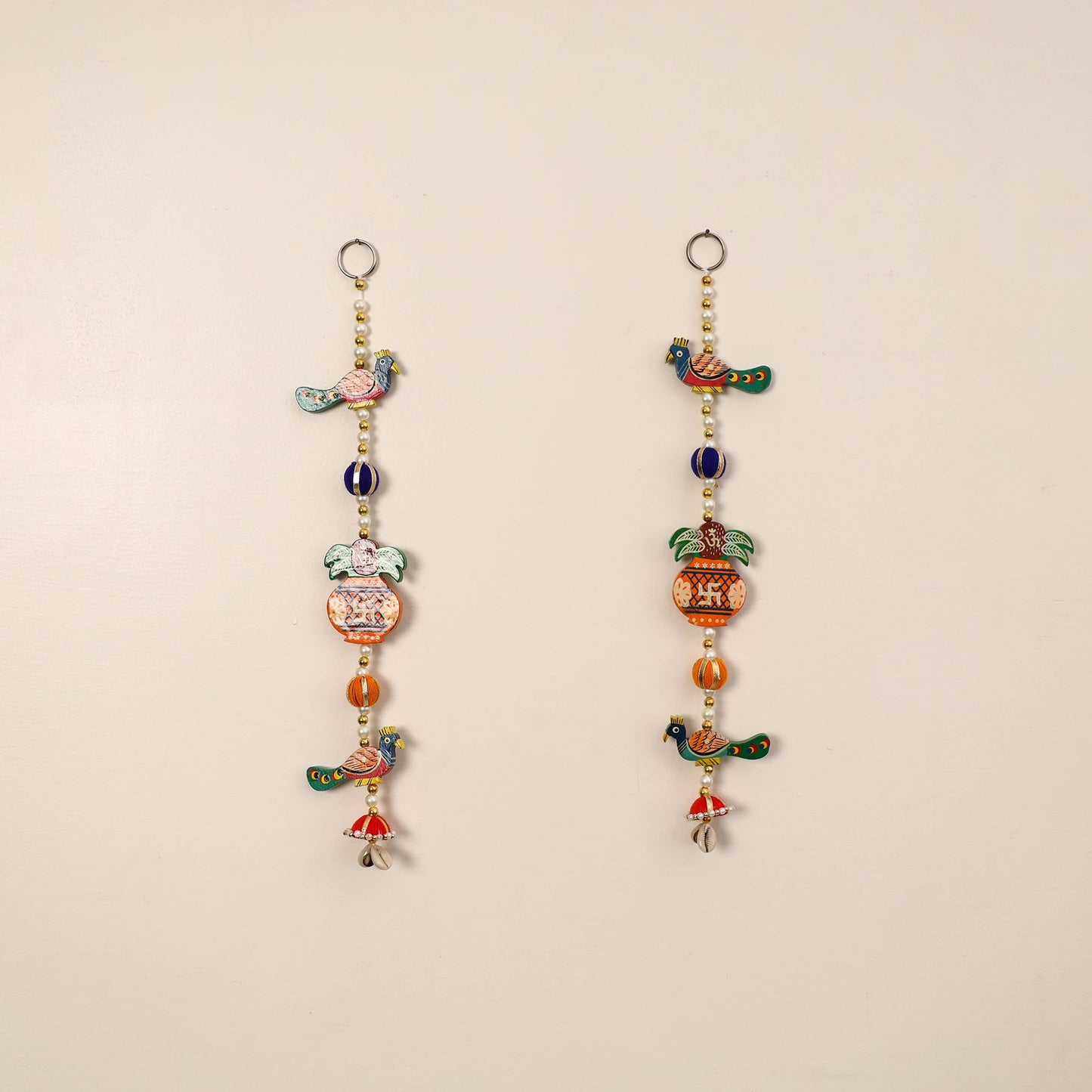 Handmade Bead Work Wall Hanging (set of 2)