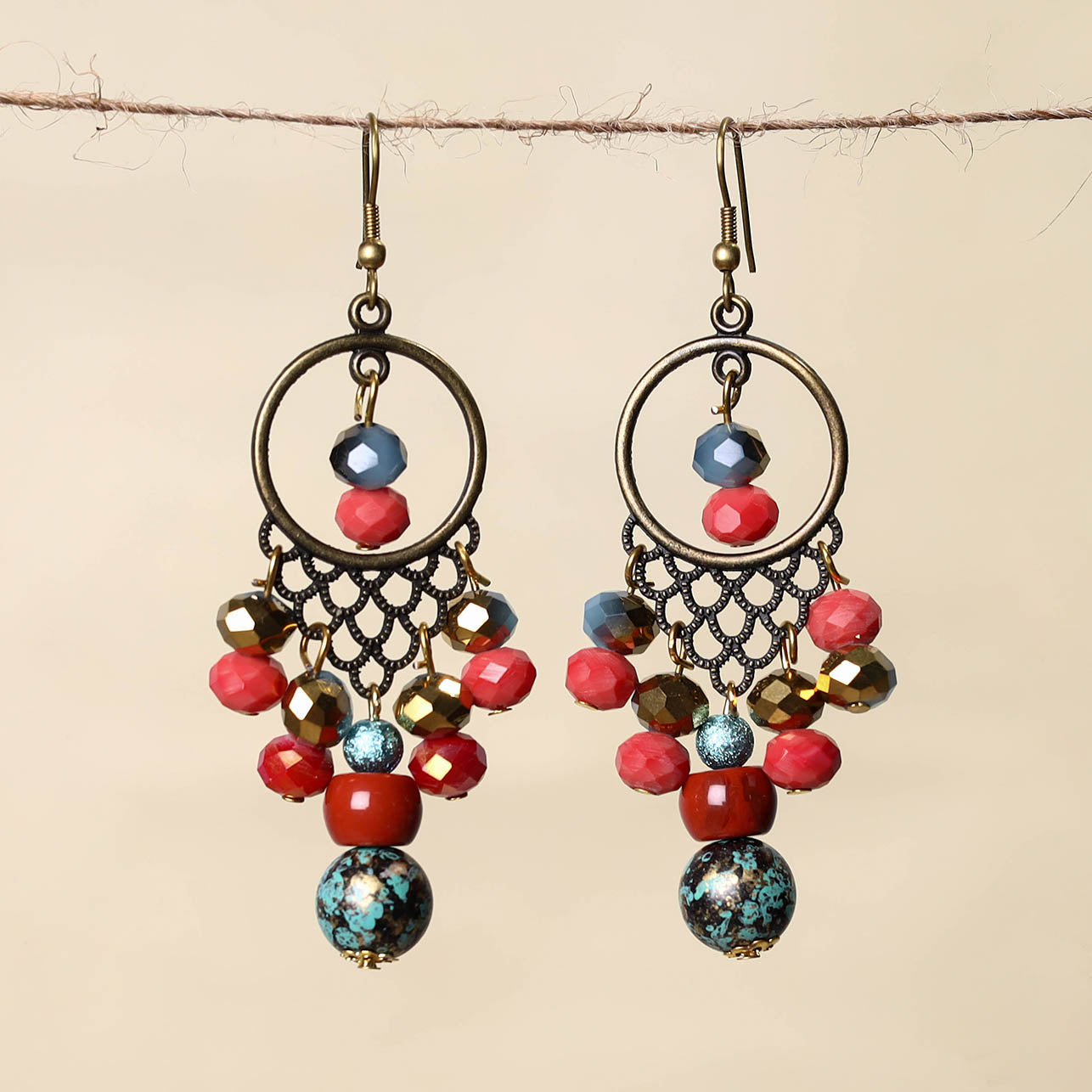 Buy Handmade Beaded Earrings Online in India