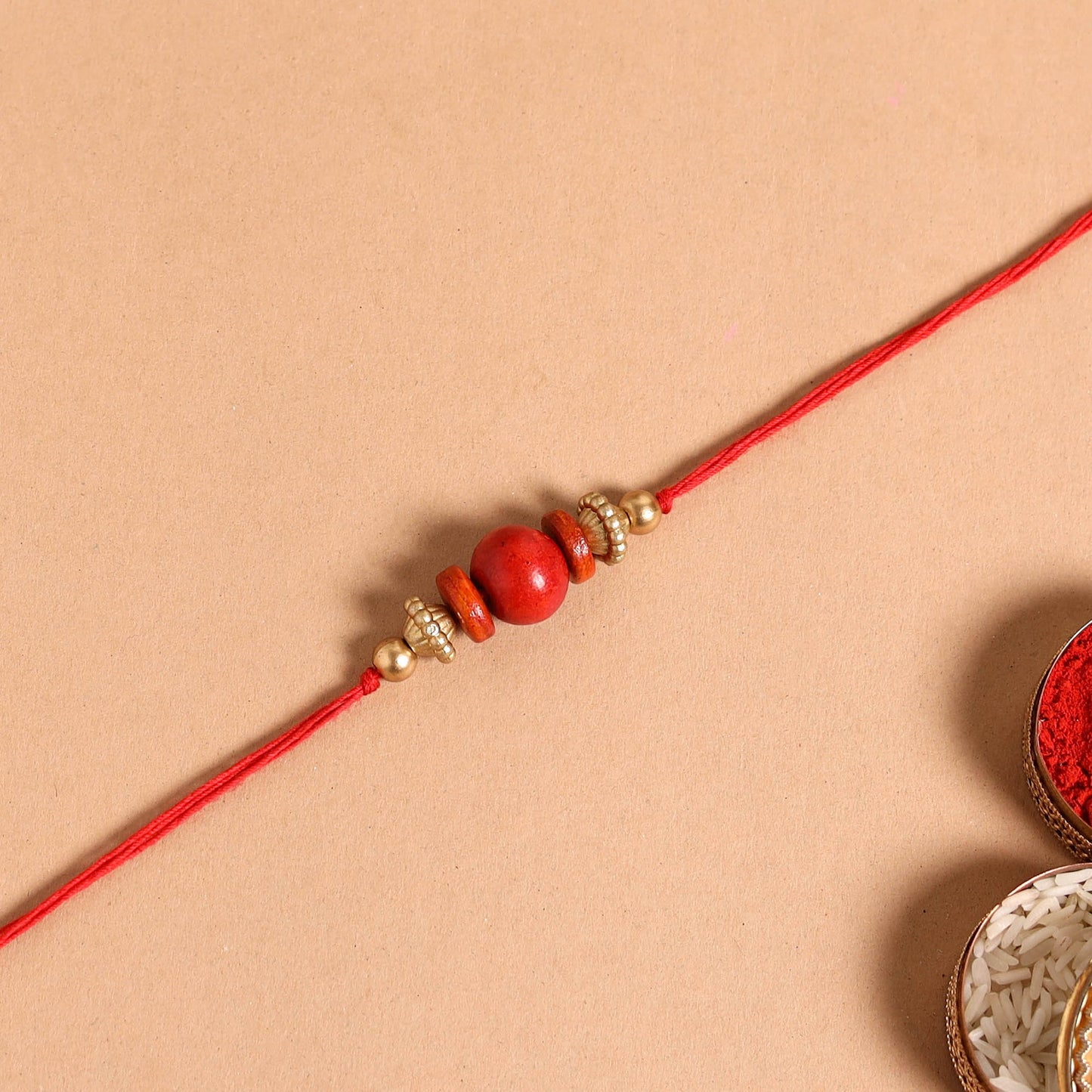 Handmade Beadwork Rakhi
