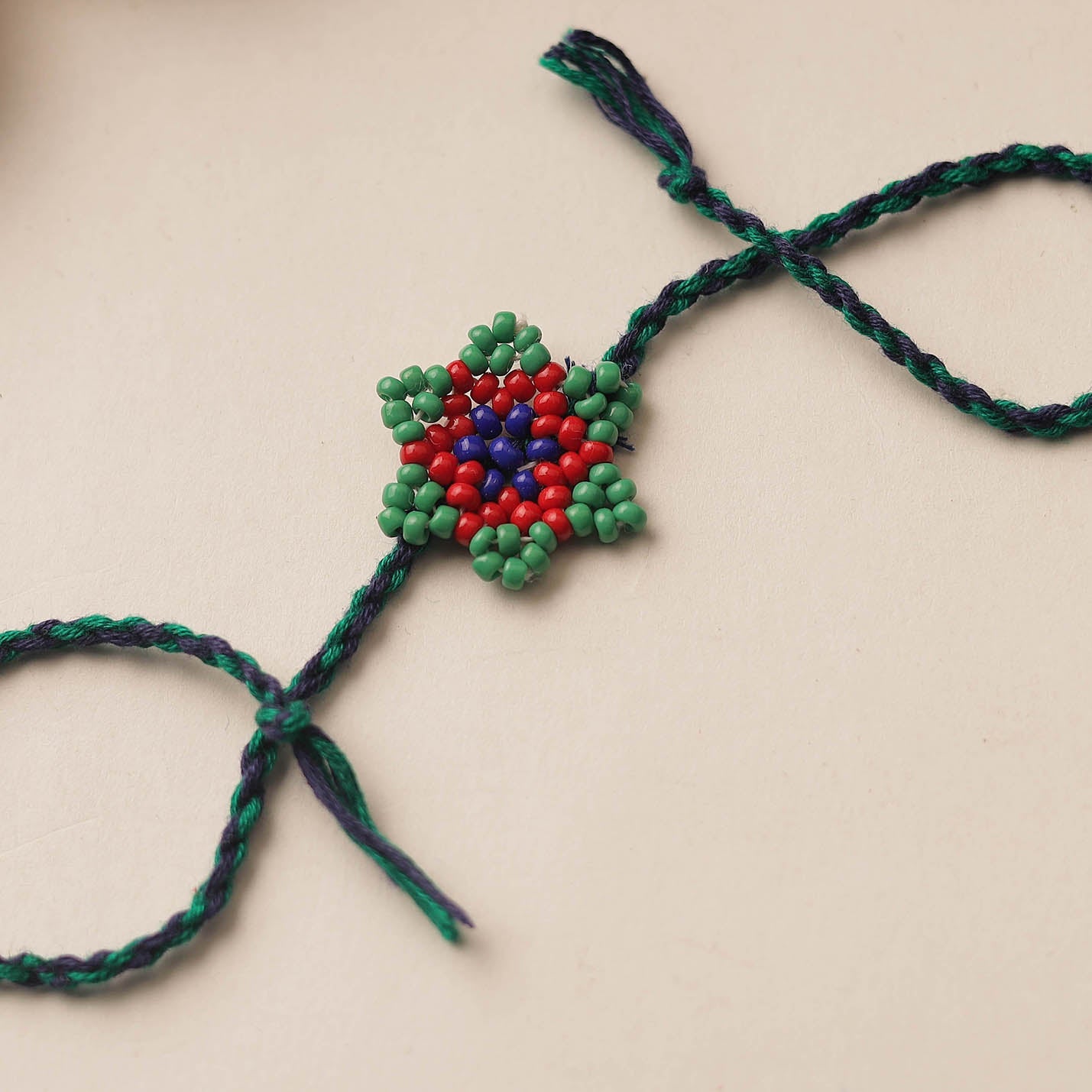 Handmade Beadwork Rakhi 55