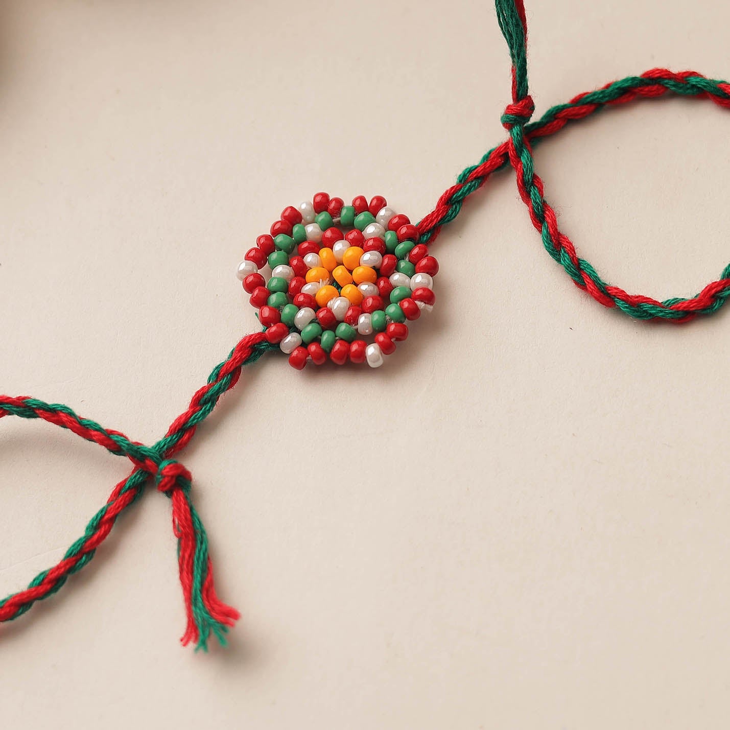 Handmade Beadwork Rakhi 56