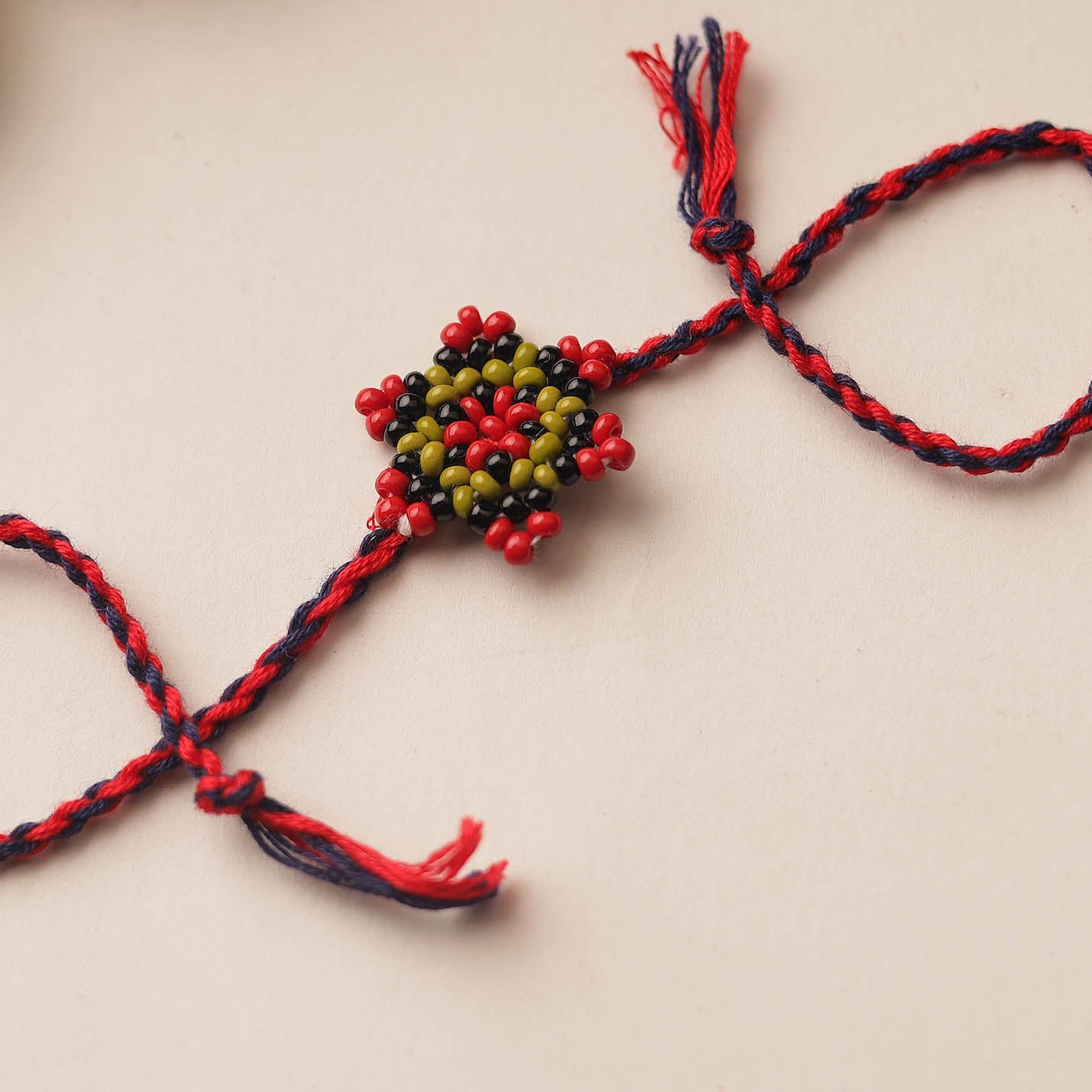 Handmade Beadwork Rakhi 57