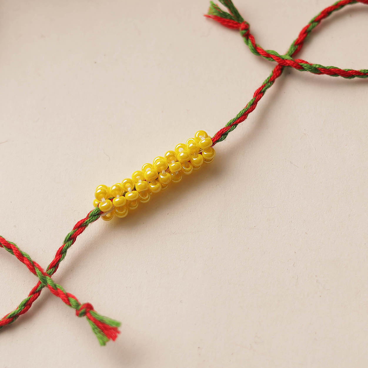 Handmade Beadwork Tutti Frutti Rakhi 02