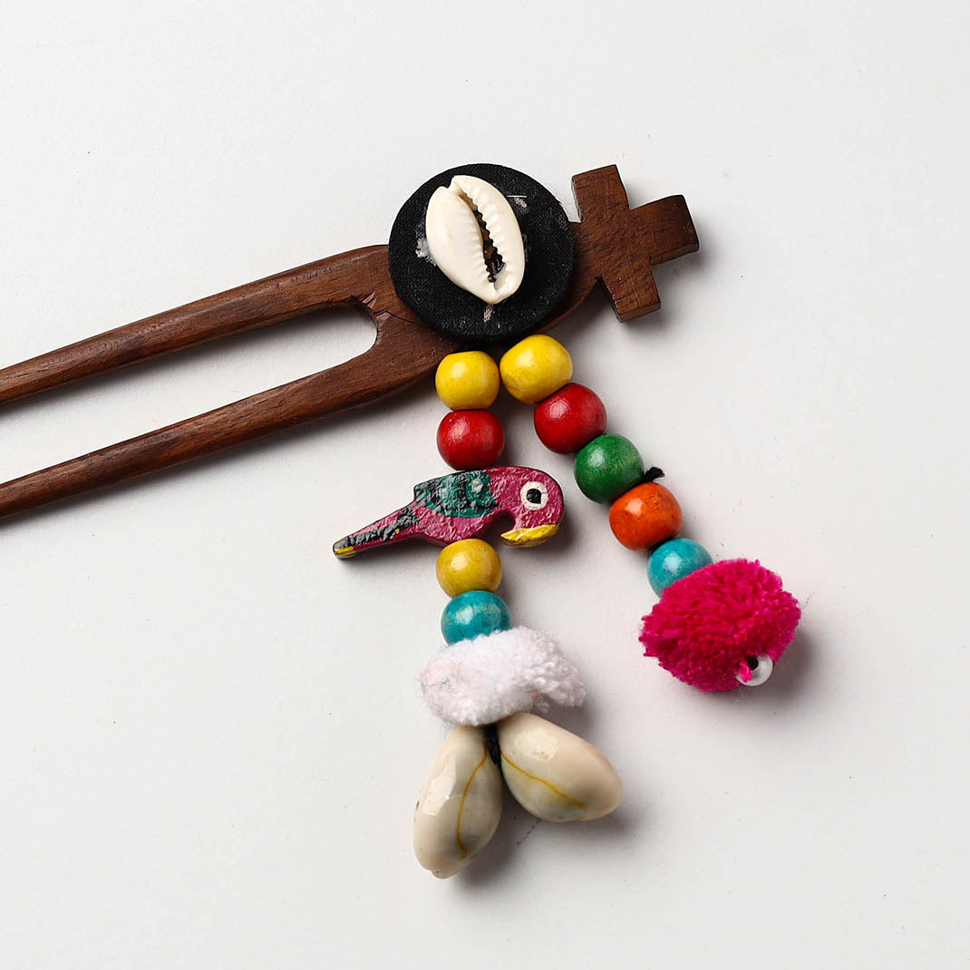Handmade Wooden Juda Pin Online in India