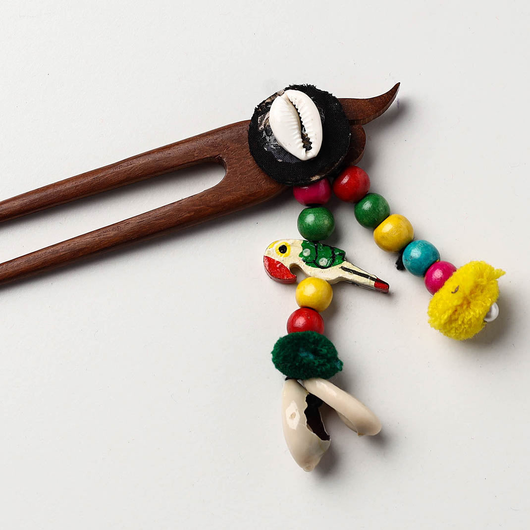 Buy Handmade Wooden Juda Pin Online in India