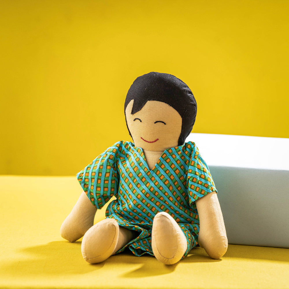 Handmade Blue Mango Stuffed Toy - Bobby Bug