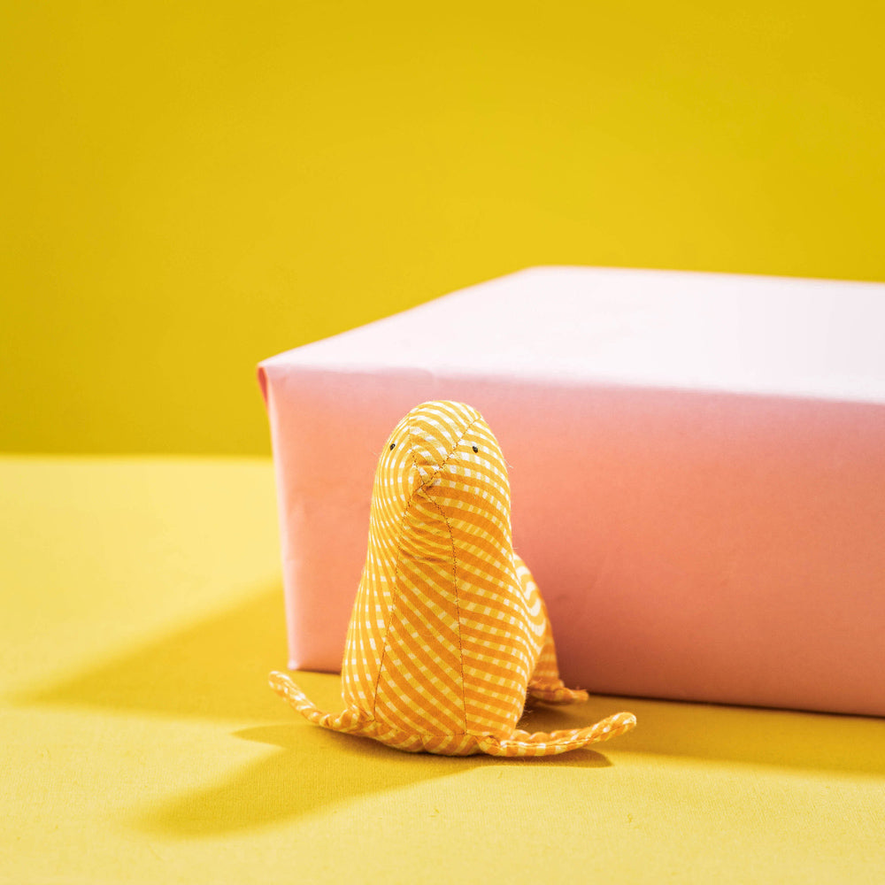 Handmade Blue Mango Stuffed Toy - Bobby Bug