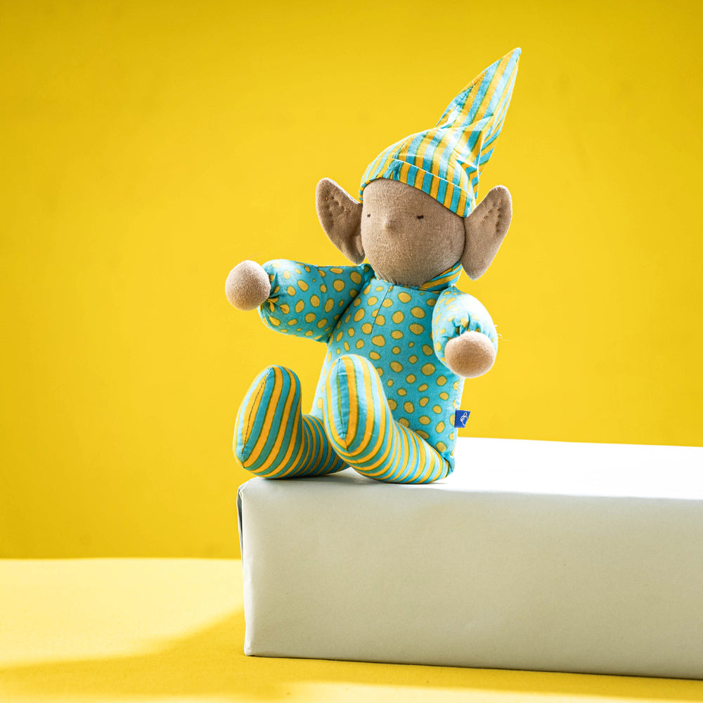 Handmade Blue Mango Stuffed Toy - Bobby Bug