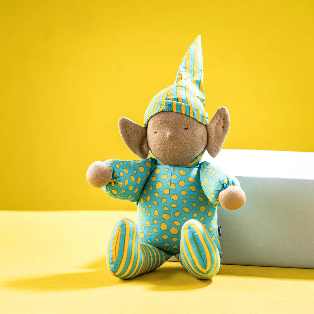 Handmade Blue Mango Stuffed Toy - Bobby Bug